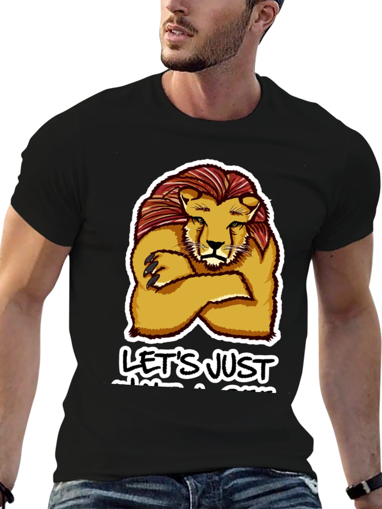 Lion Lets Just Get A Drink T-Shirt