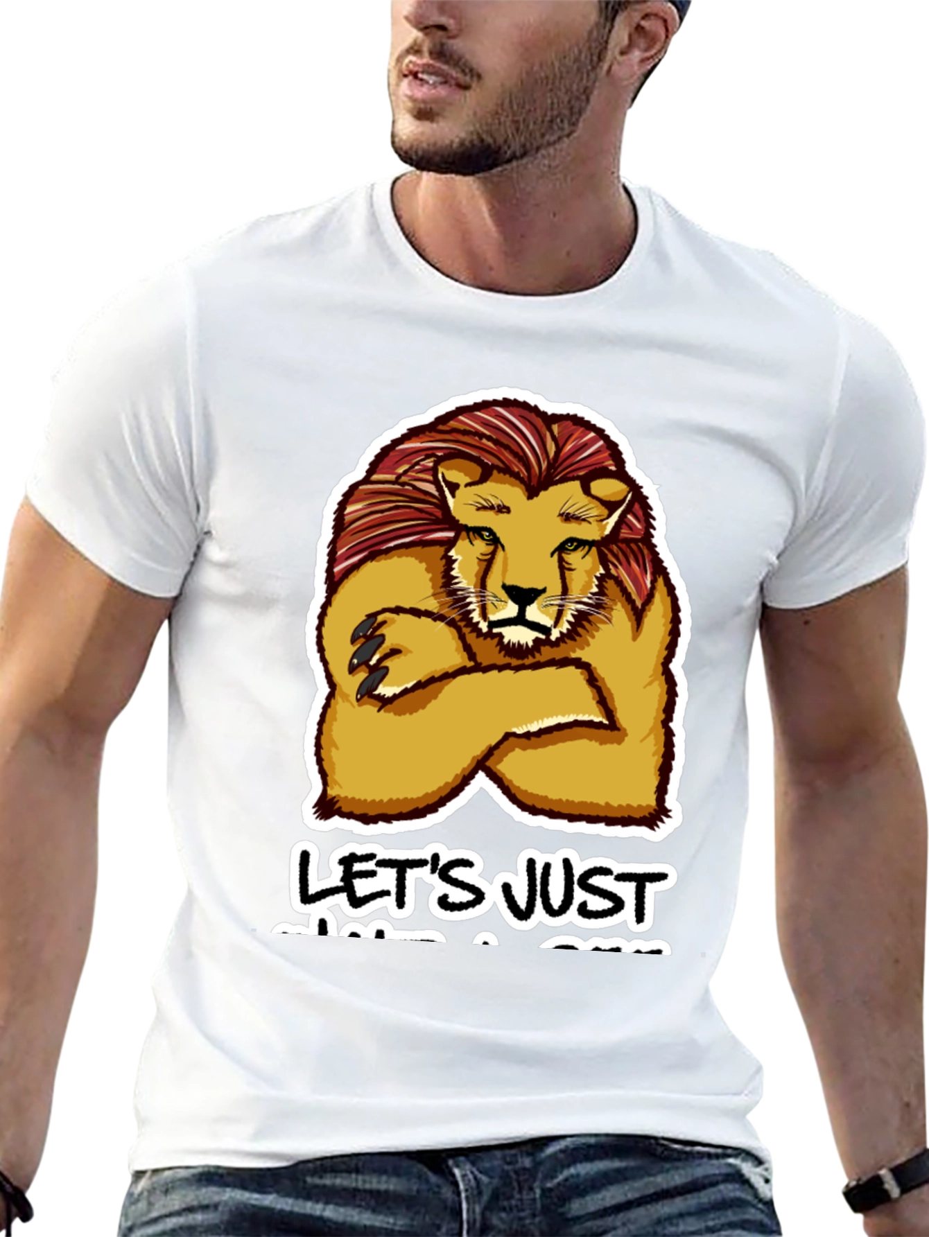 Lion Lets Just Get A Drink T-Shirt