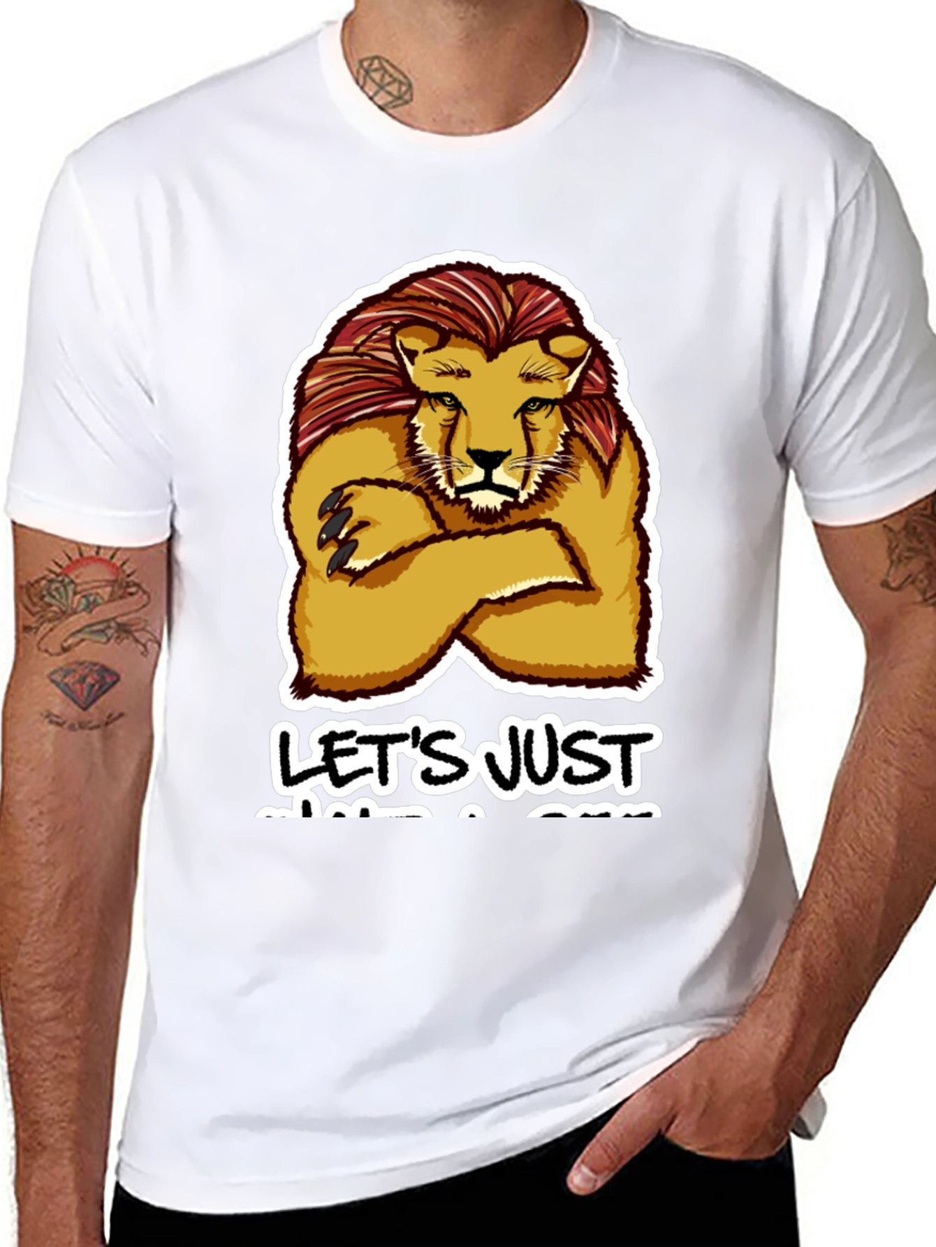 Lion Lets Just Get A Drink T-Shirt