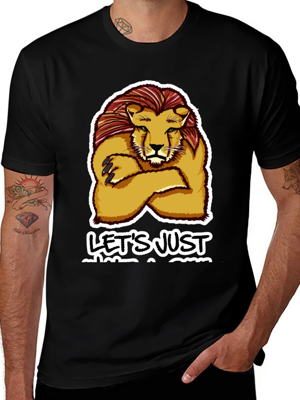 Lion Lets Just Get A Drink T-Shirt