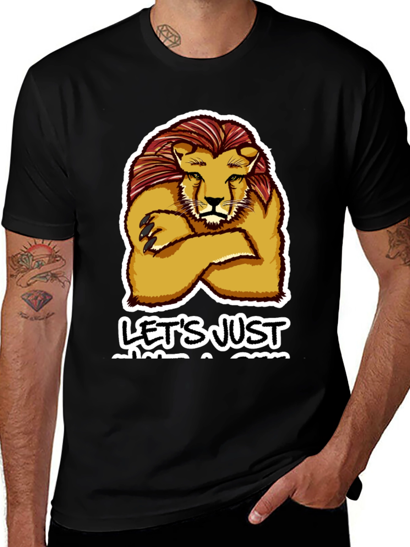 Lion Lets Just Get A Drink T-Shirt