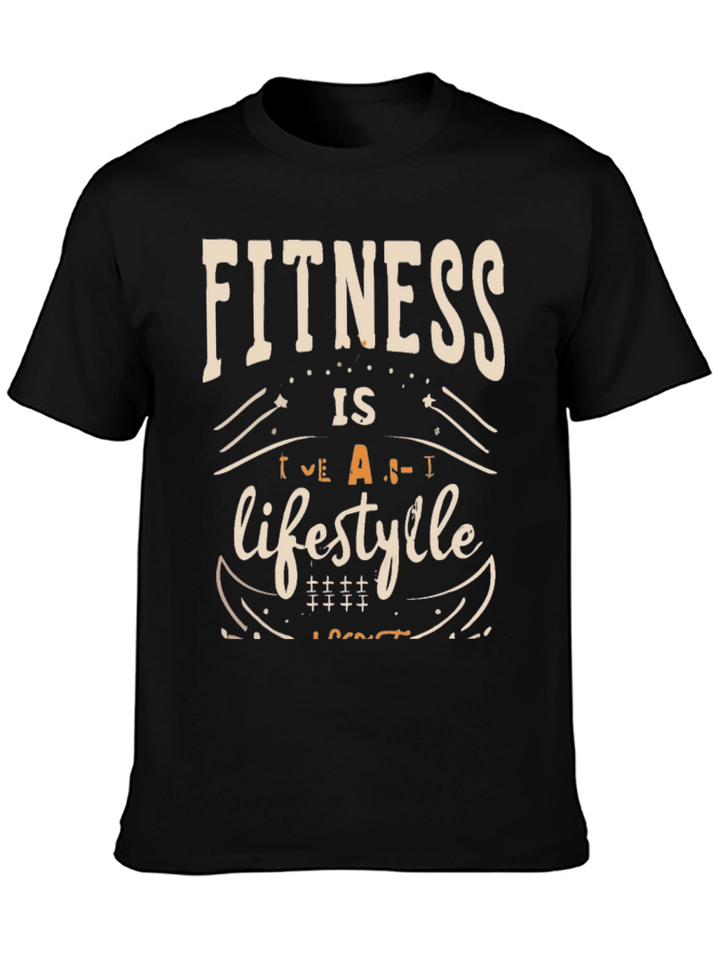 Fitness Is A Lifestyle Graphic Tee