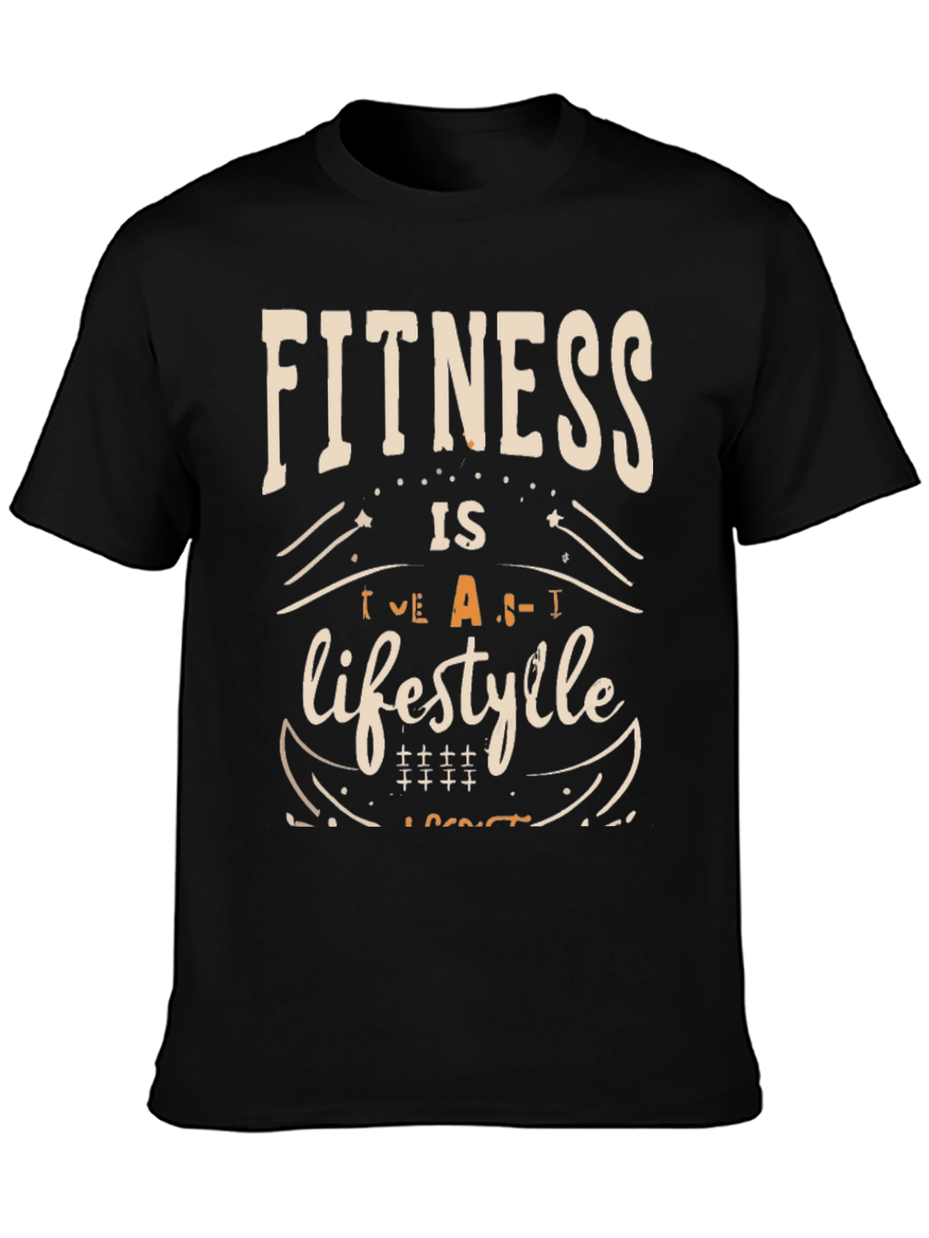 Fitness Is A Lifestyle Graphic Tee