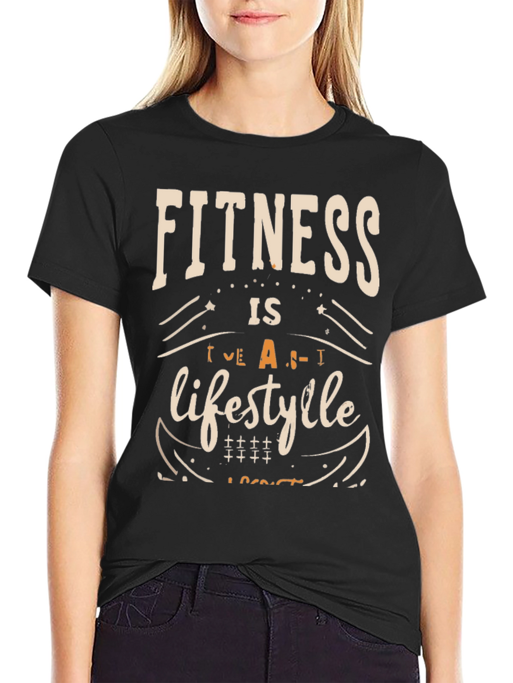 Fitness Is A Lifestyle Graphic Tee