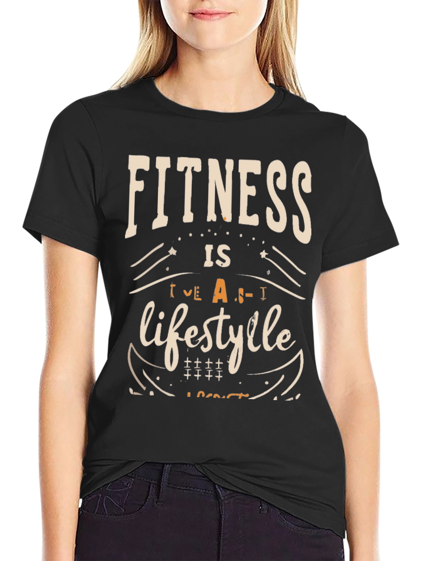 Fitness Is A Lifestyle Graphic Tee