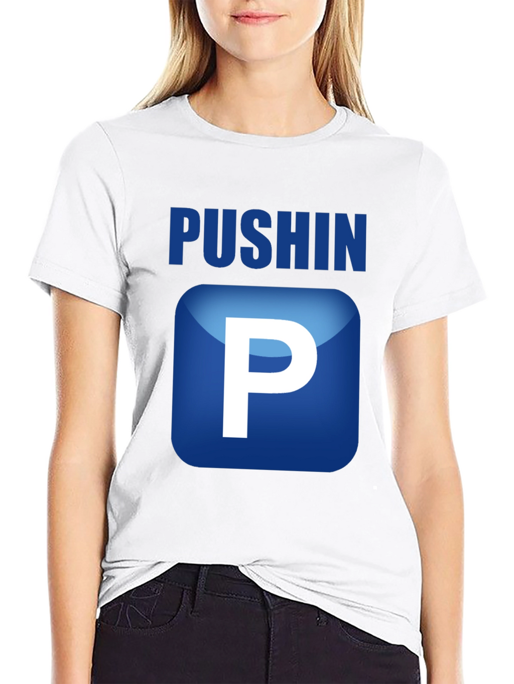 Pushin P Graphic T-Shirt - Trendy & Comfortable