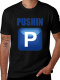 Pushin P Graphic T-Shirt - Trendy & Comfortable