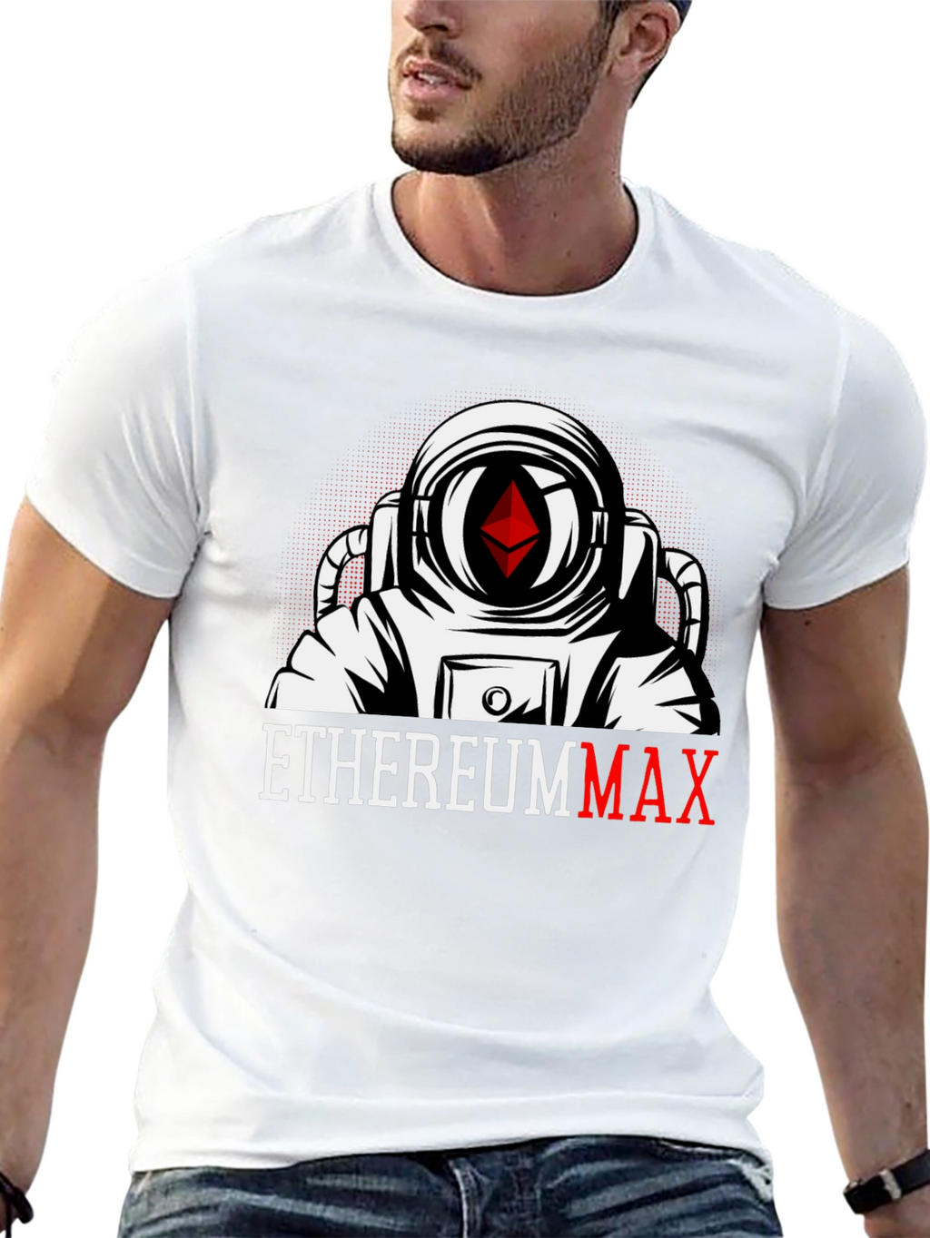 EthereumMax Astronaut Graphic T-Shirt