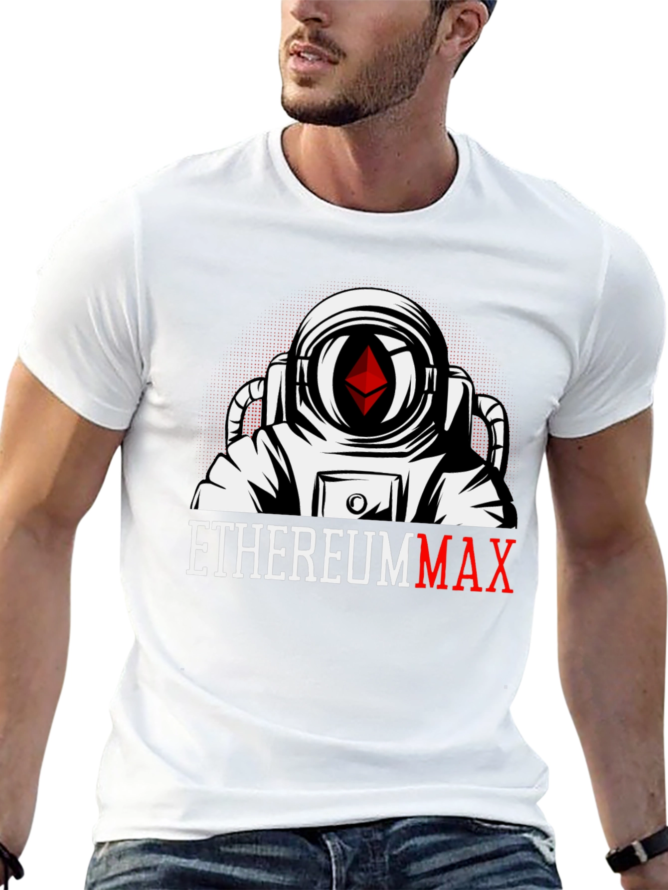 EthereumMax Astronaut Graphic T-Shirt