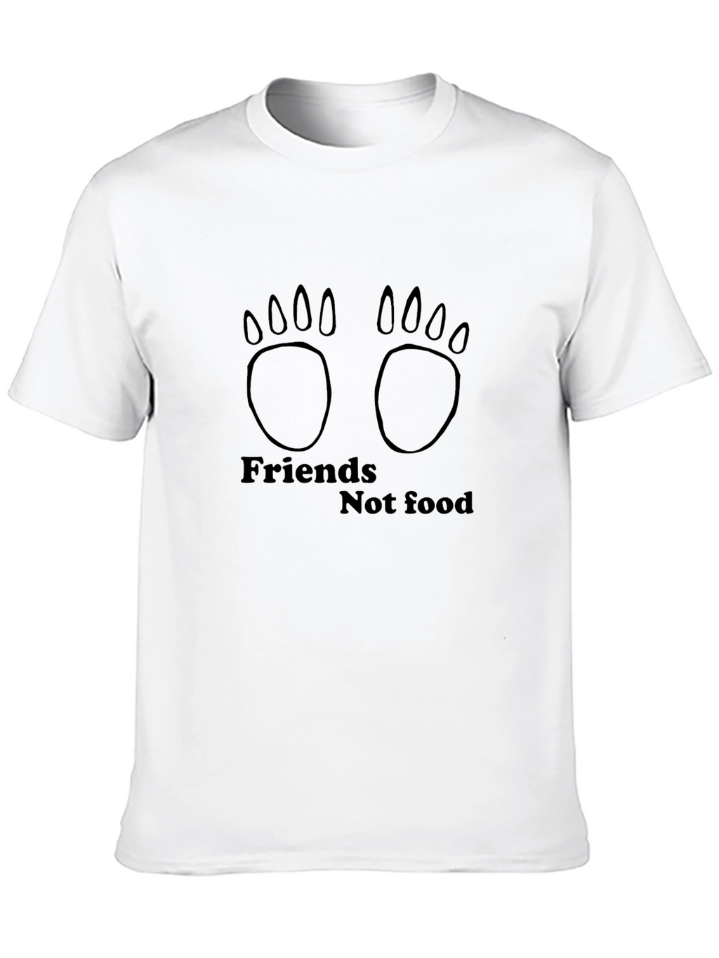 Friends Not Food T-Shirt Vegan Tee