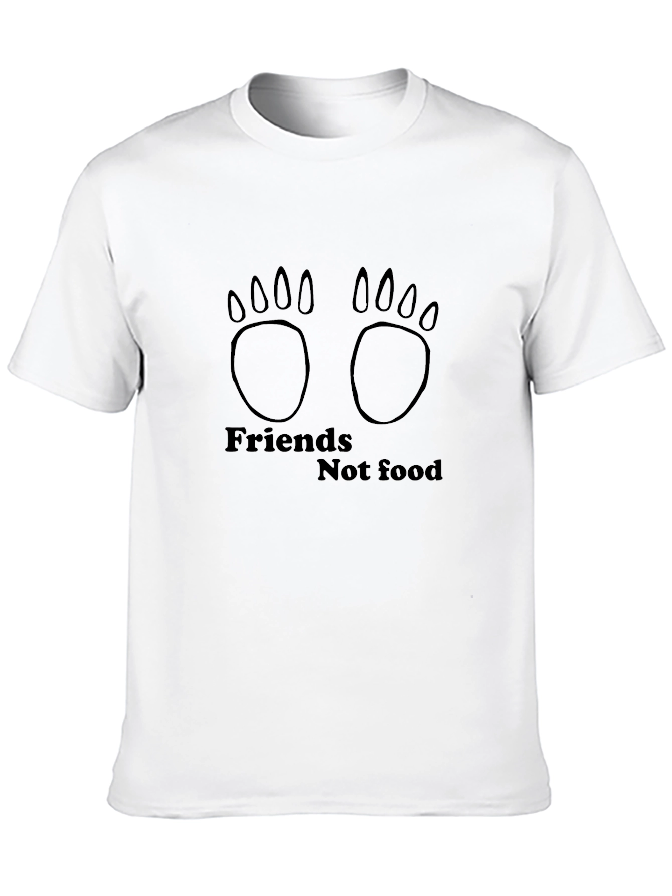 Friends Not Food T-Shirt Vegan Tee