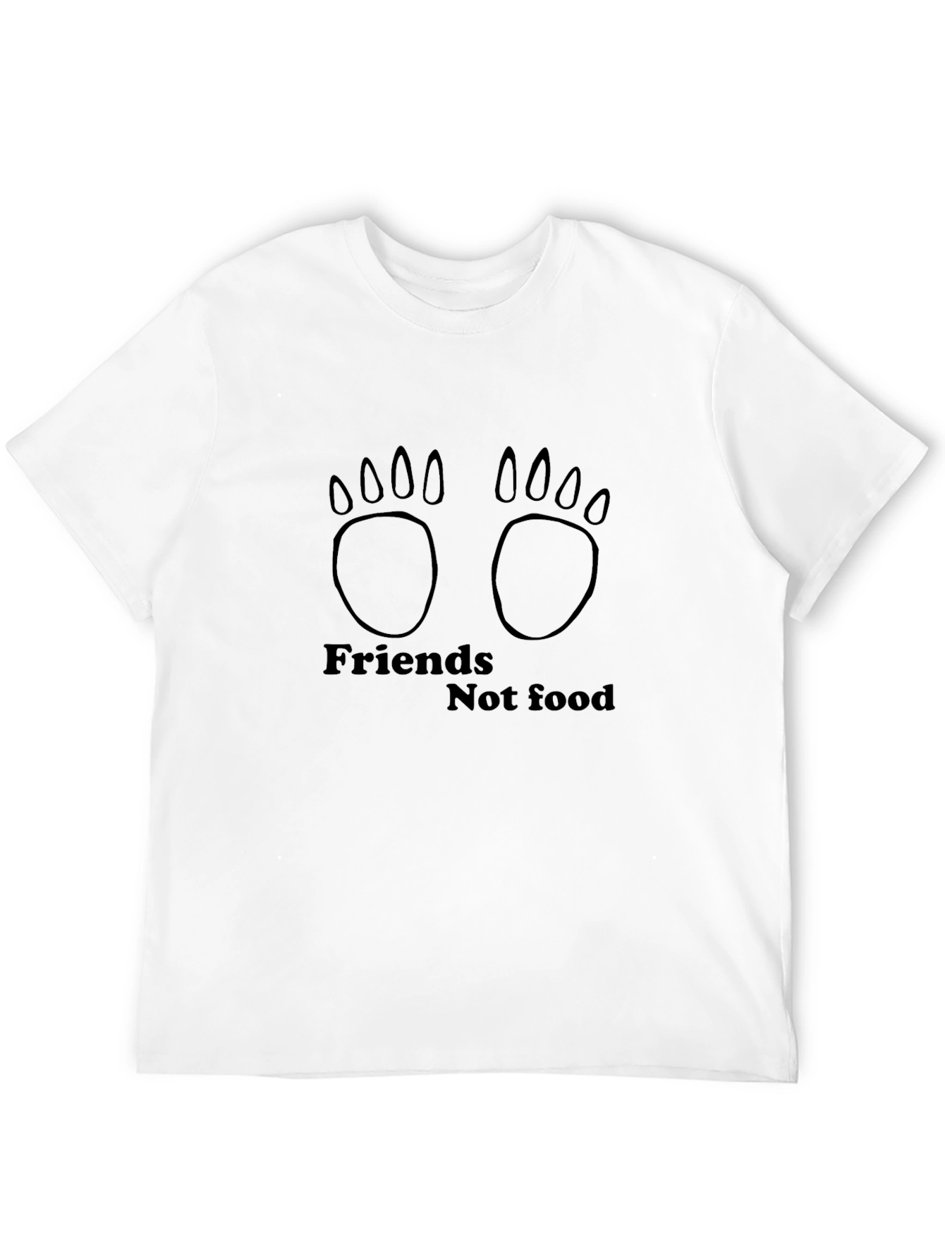 Friends Not Food T-Shirt Vegan Tee
