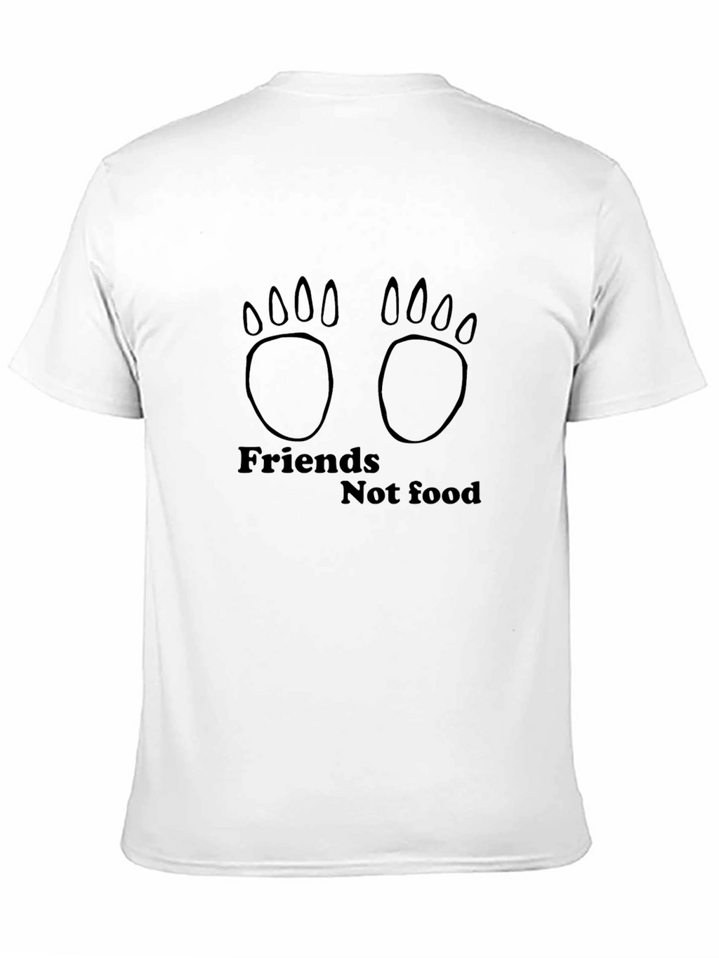 Friends Not Food T-Shirt Vegan Tee