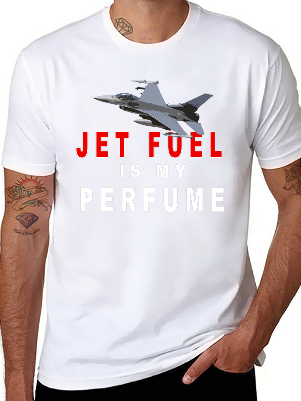 Jet Fuel Perfume T-Shirt - Aviation Enthusiast Tee