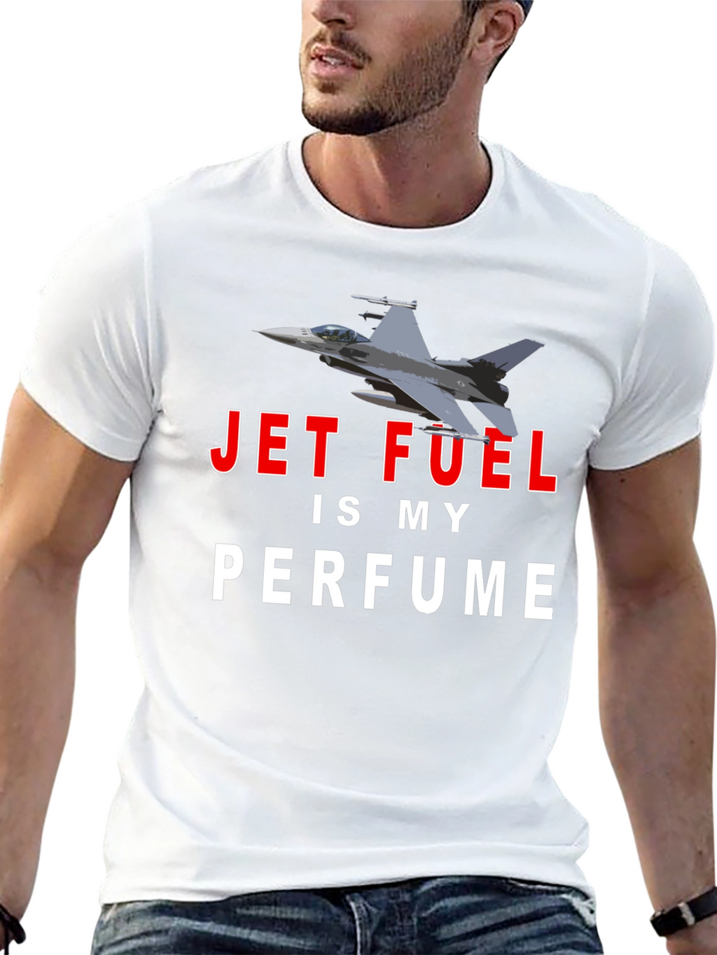 Jet Fuel Perfume T-Shirt - Aviation Enthusiast Tee