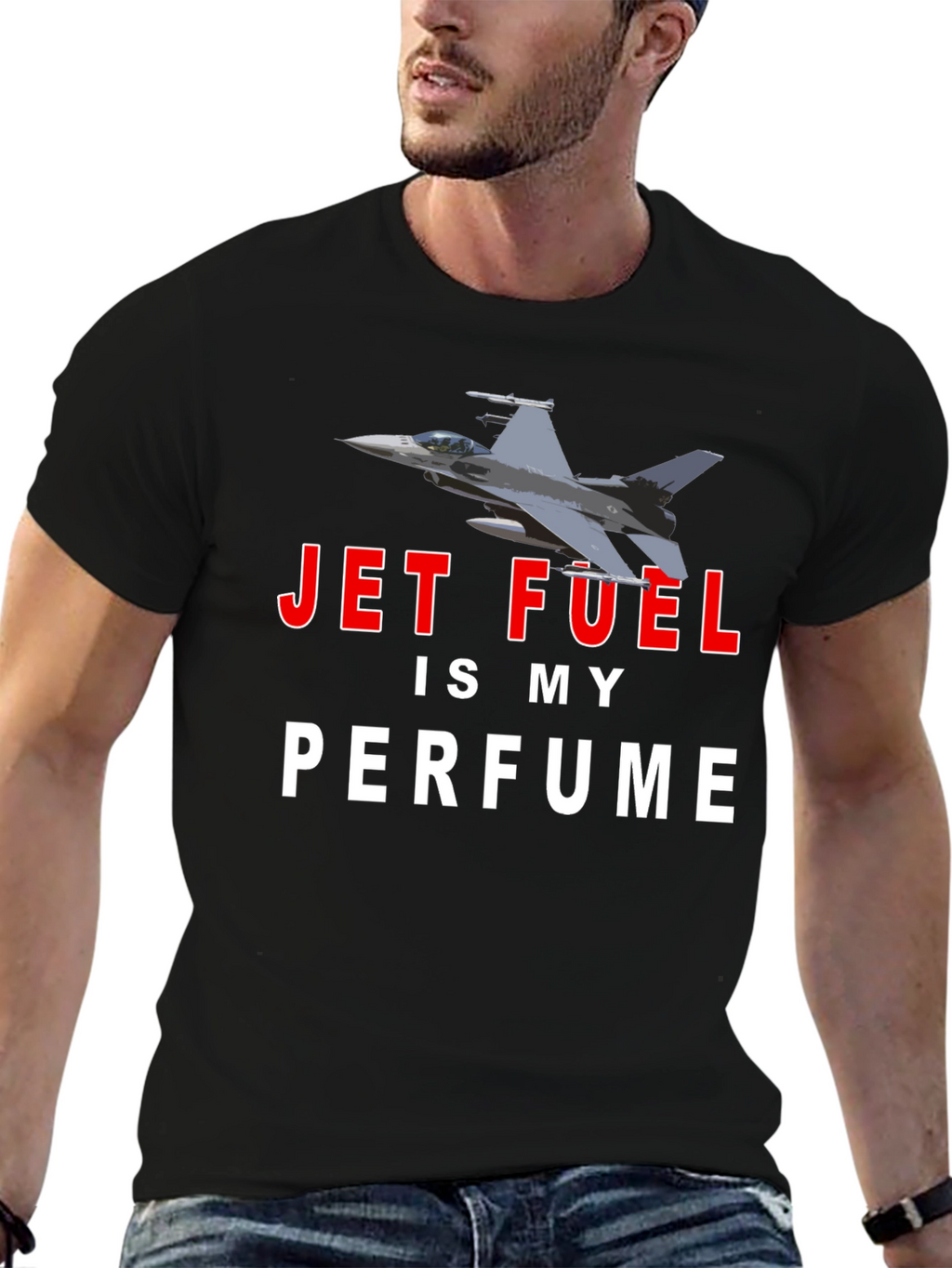 Jet Fuel Perfume T-Shirt - Aviation Enthusiast Tee