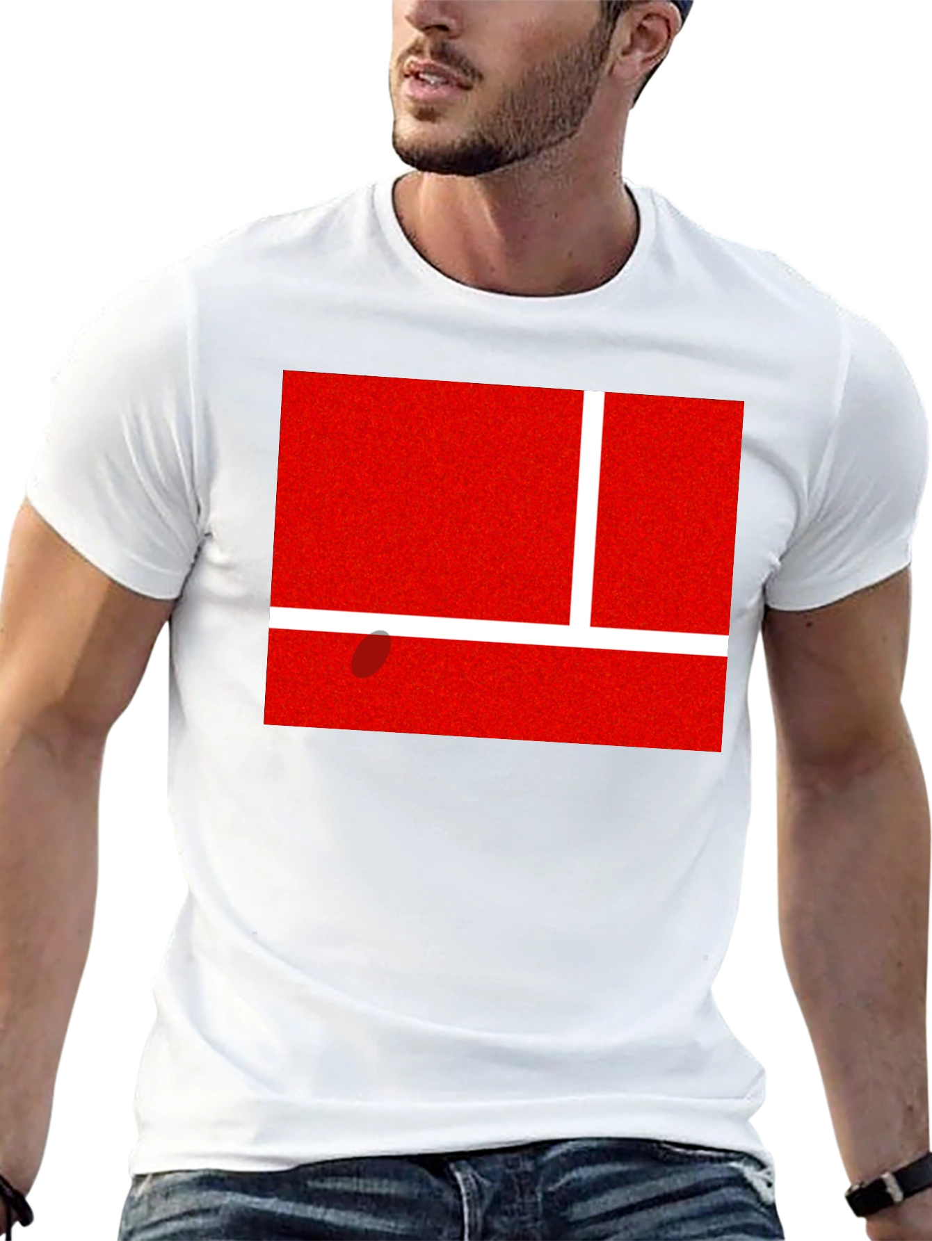Tennis Court Tee - Unique Sportswear