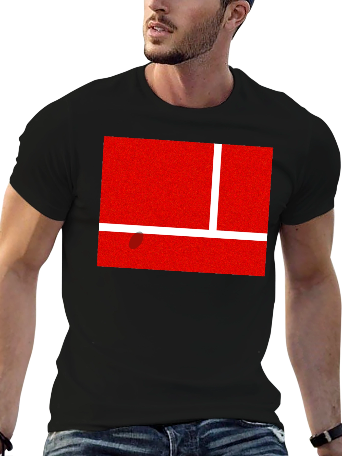Tennis Court Tee - Unique Sportswear