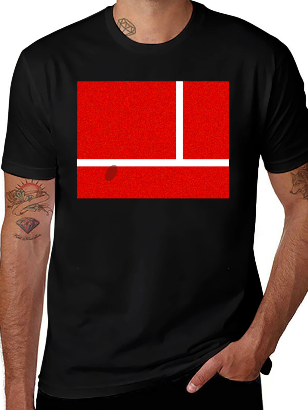 Tennis Court Tee - Unique Sportswear
