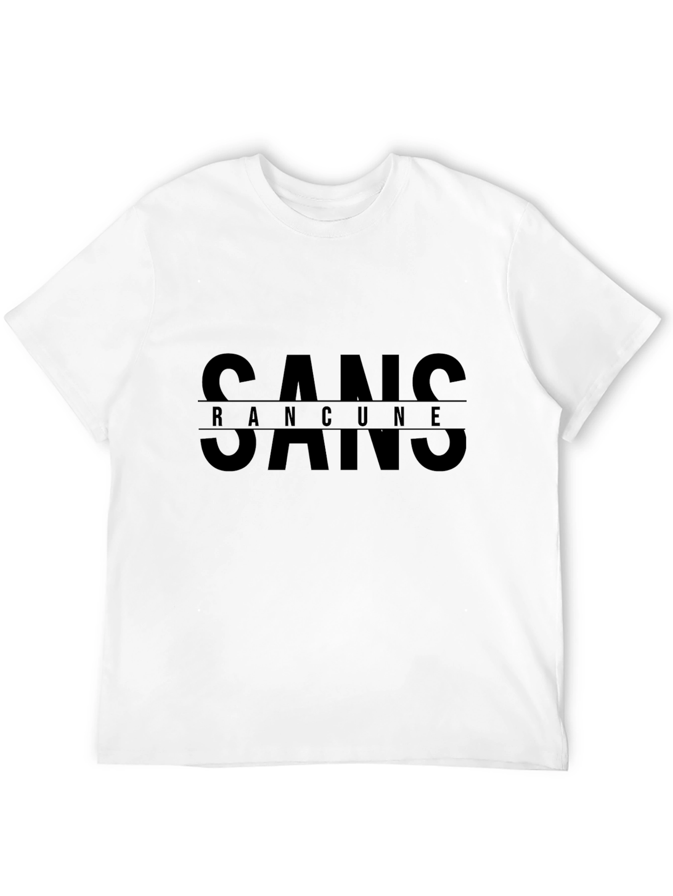 Sans Rancune Graphic T-Shirt - Classic Crew Neck Tee
