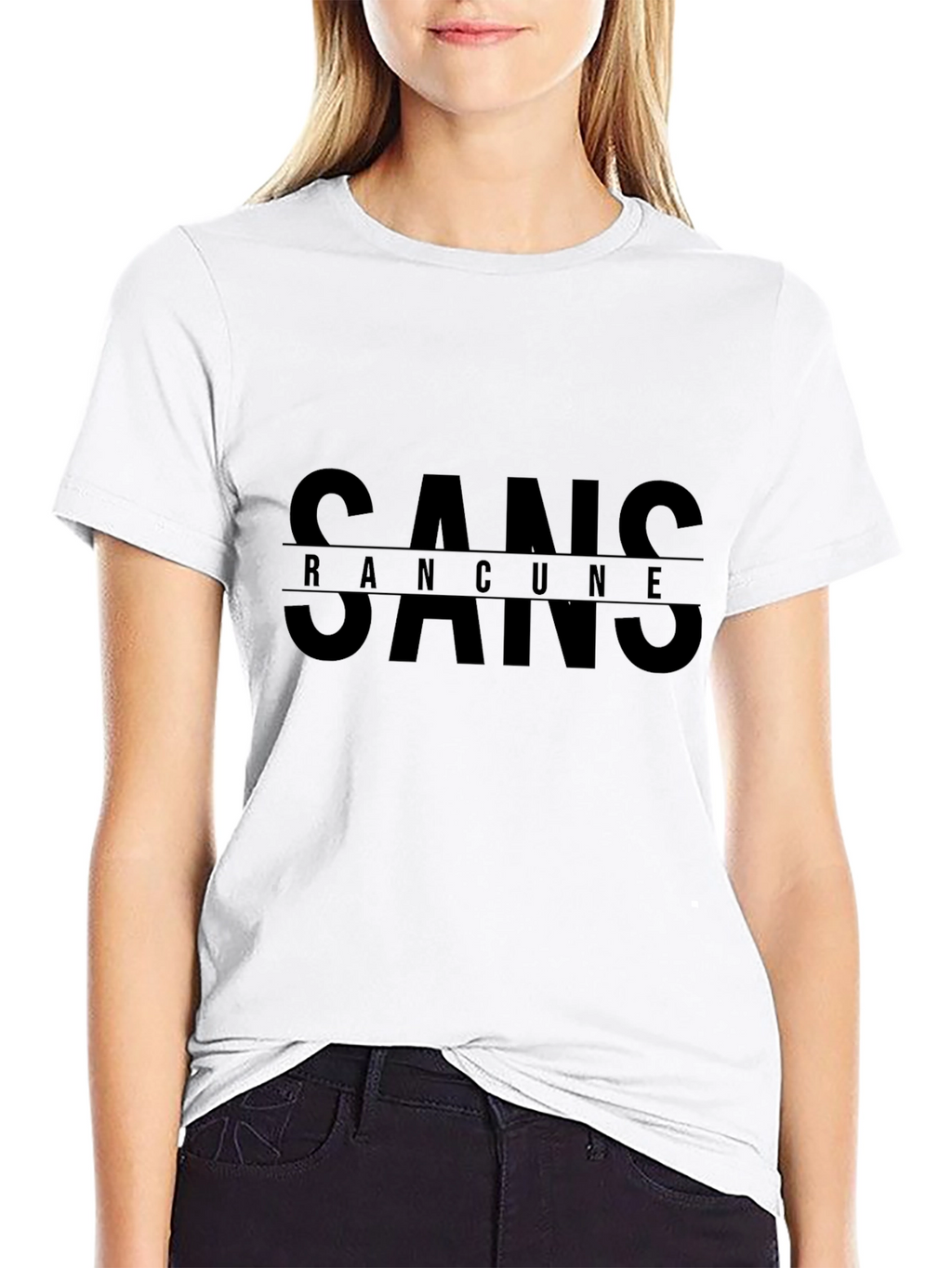 Sans Rancune Graphic T-Shirt - Classic Crew Neck Tee
