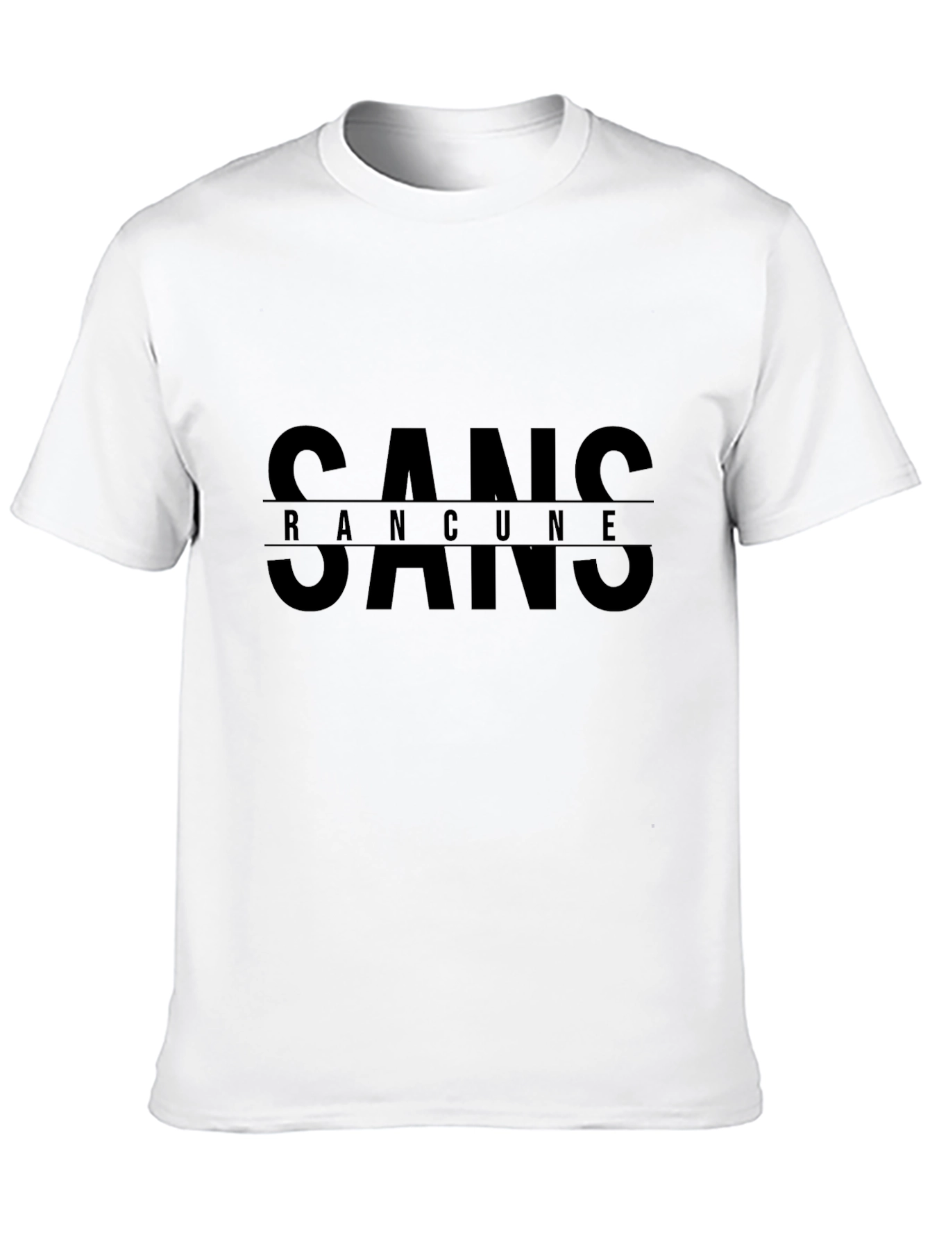 Sans Rancune Graphic T-Shirt - Classic Crew Neck Tee