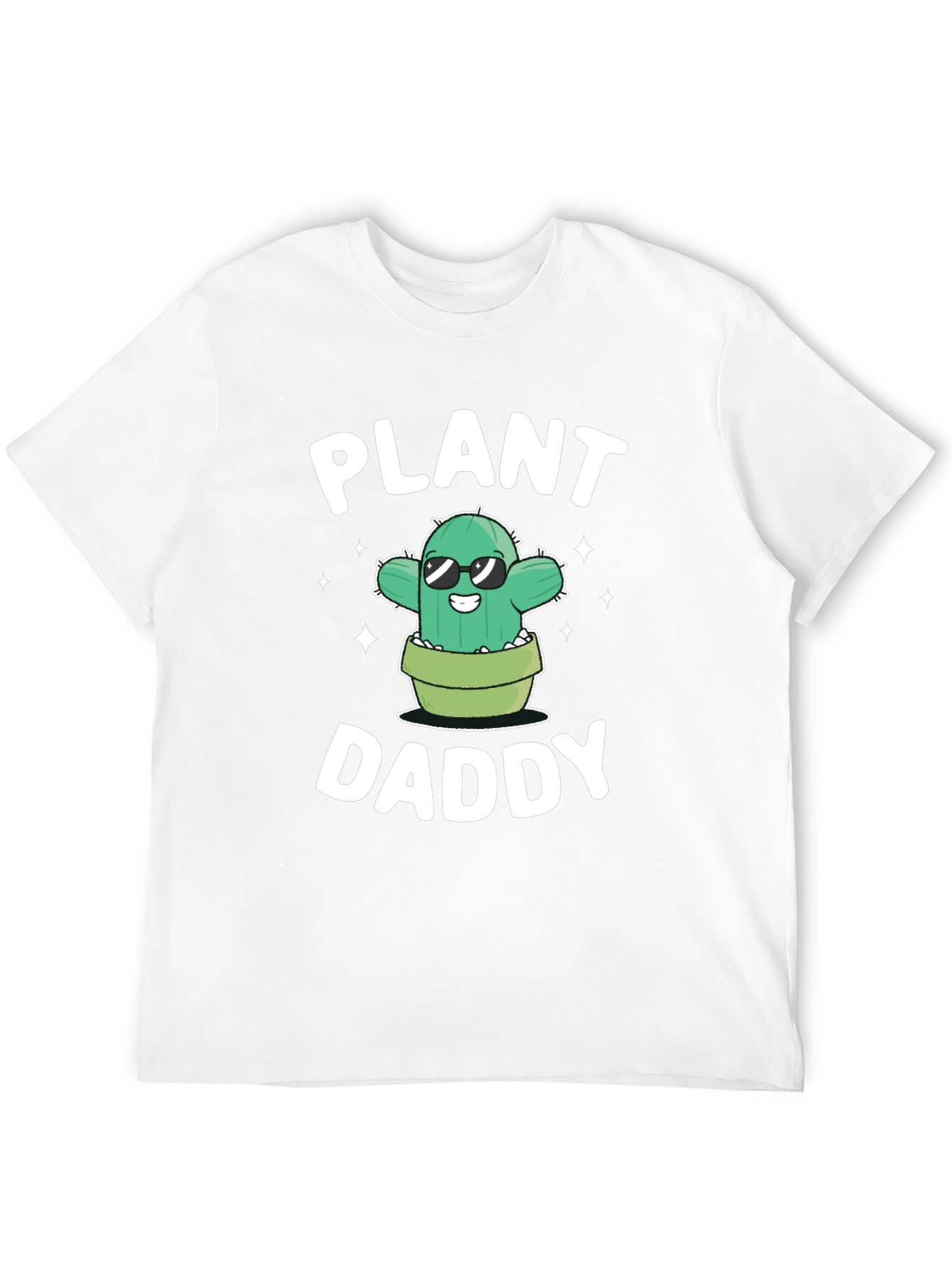 Plant Daddy Graphic Tee - Cool Cactus Lover Shirt