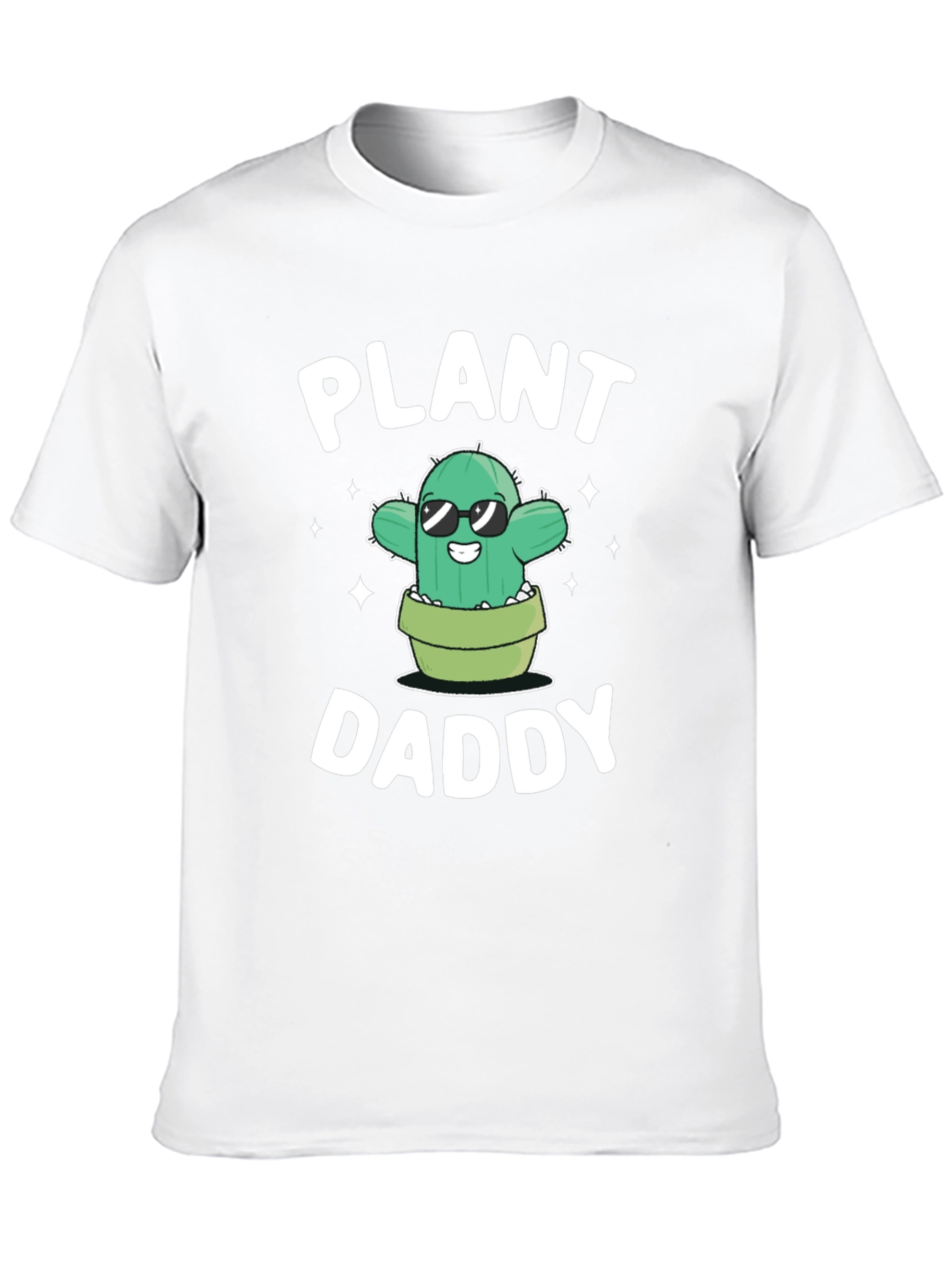 Plant Daddy Graphic Tee - Cool Cactus Lover Shirt