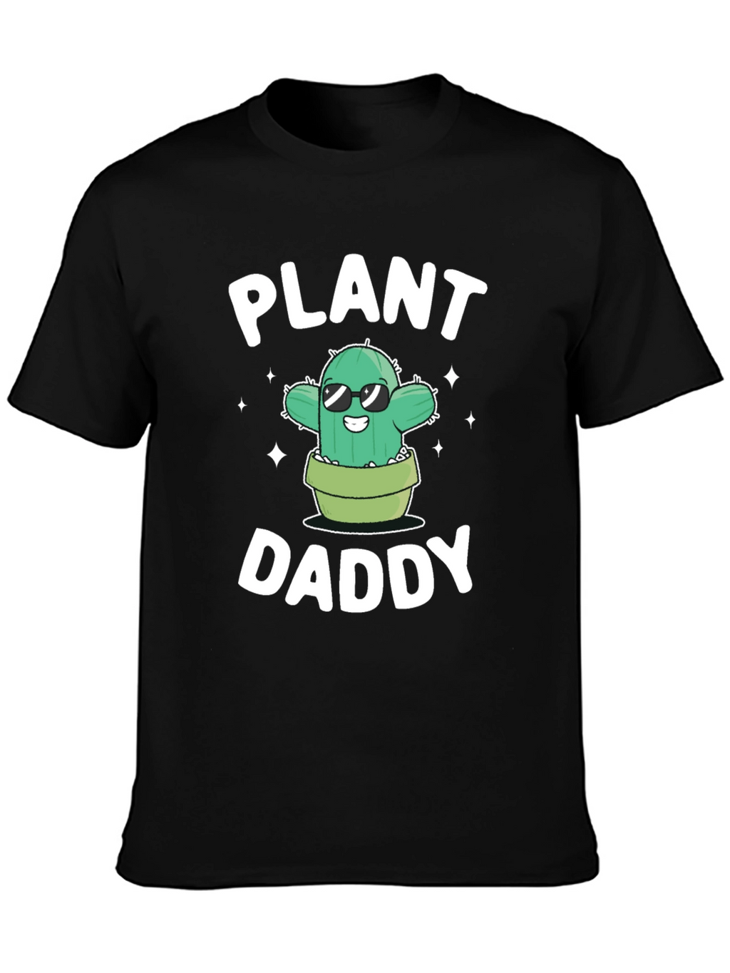 Plant Daddy Graphic Tee - Cool Cactus Lover Shirt