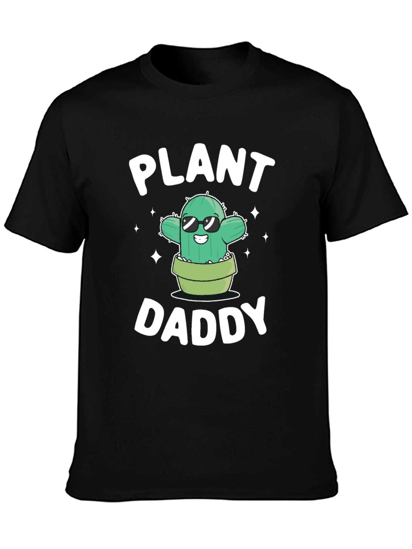 Plant Daddy Graphic Tee - Cool Cactus Lover Shirt