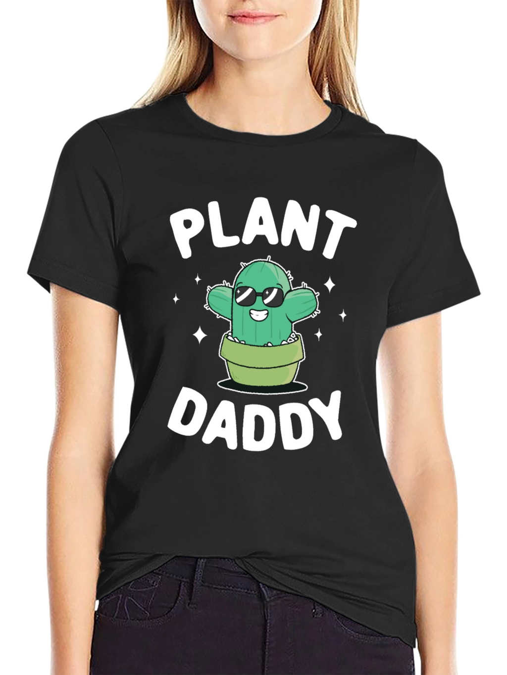 Plant Daddy Graphic Tee - Cool Cactus Lover Shirt