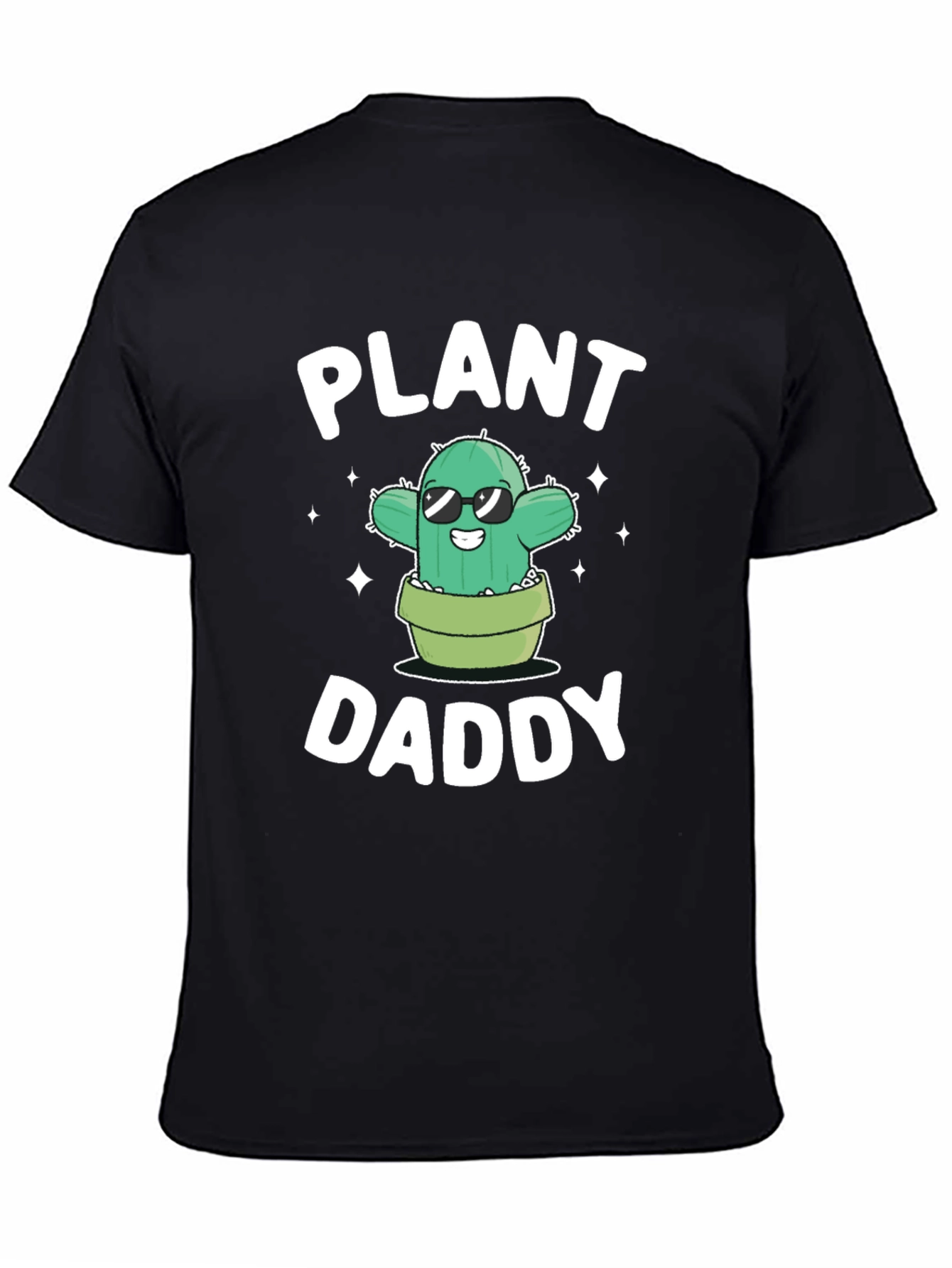 Plant Daddy Graphic Tee - Cool Cactus Lover Shirt