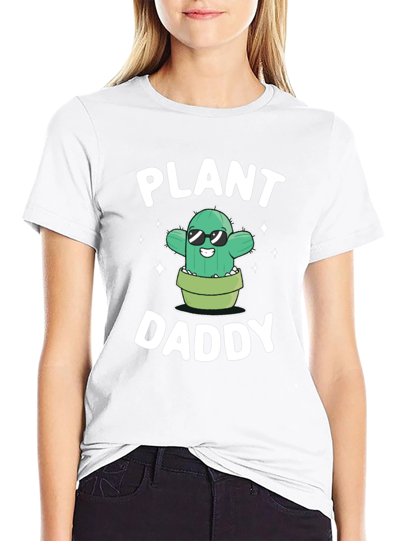 Plant Daddy Graphic Tee - Cool Cactus Lover Shirt