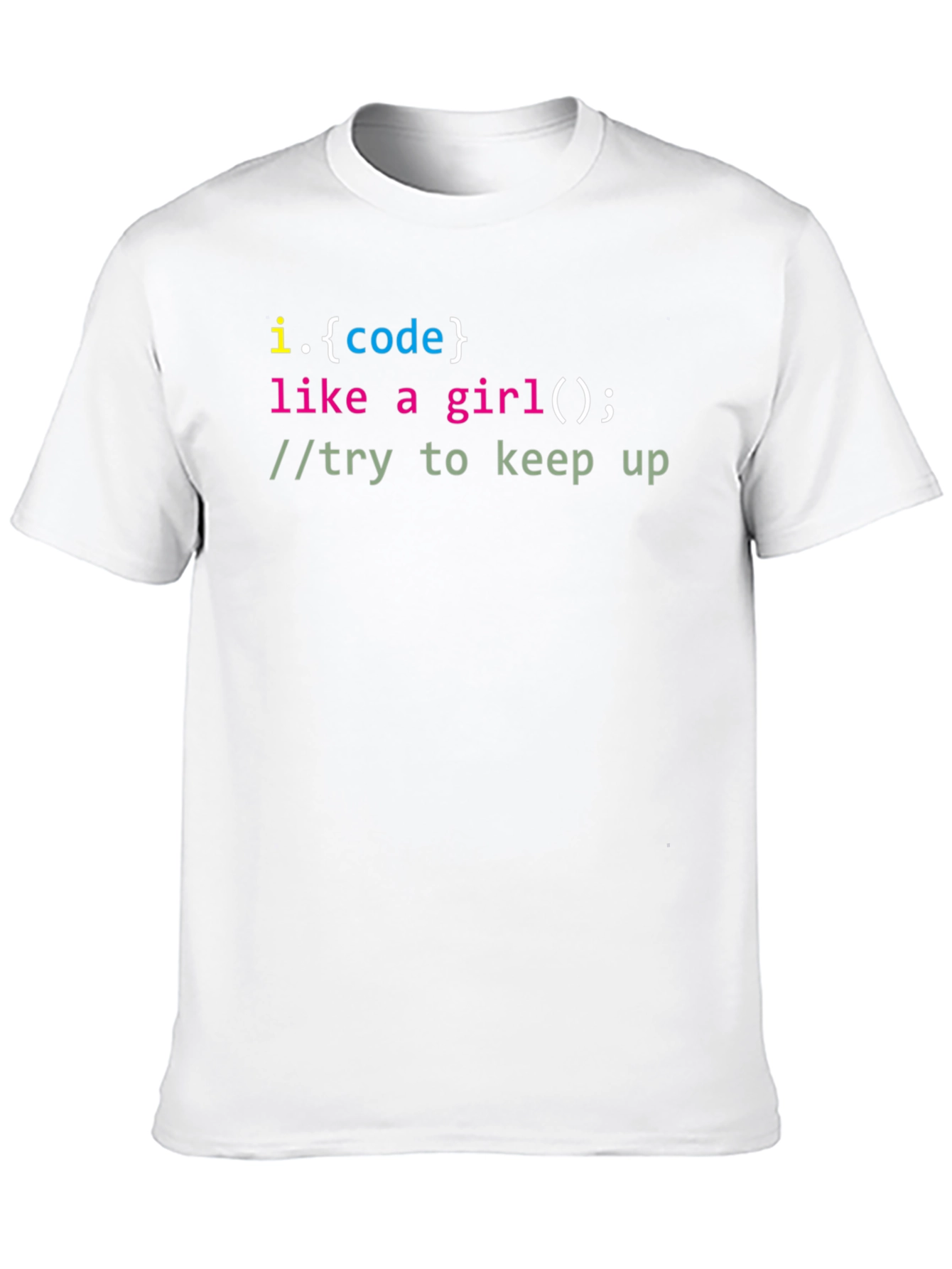 Code Like A Girl T-Shirt - Programmer Tee