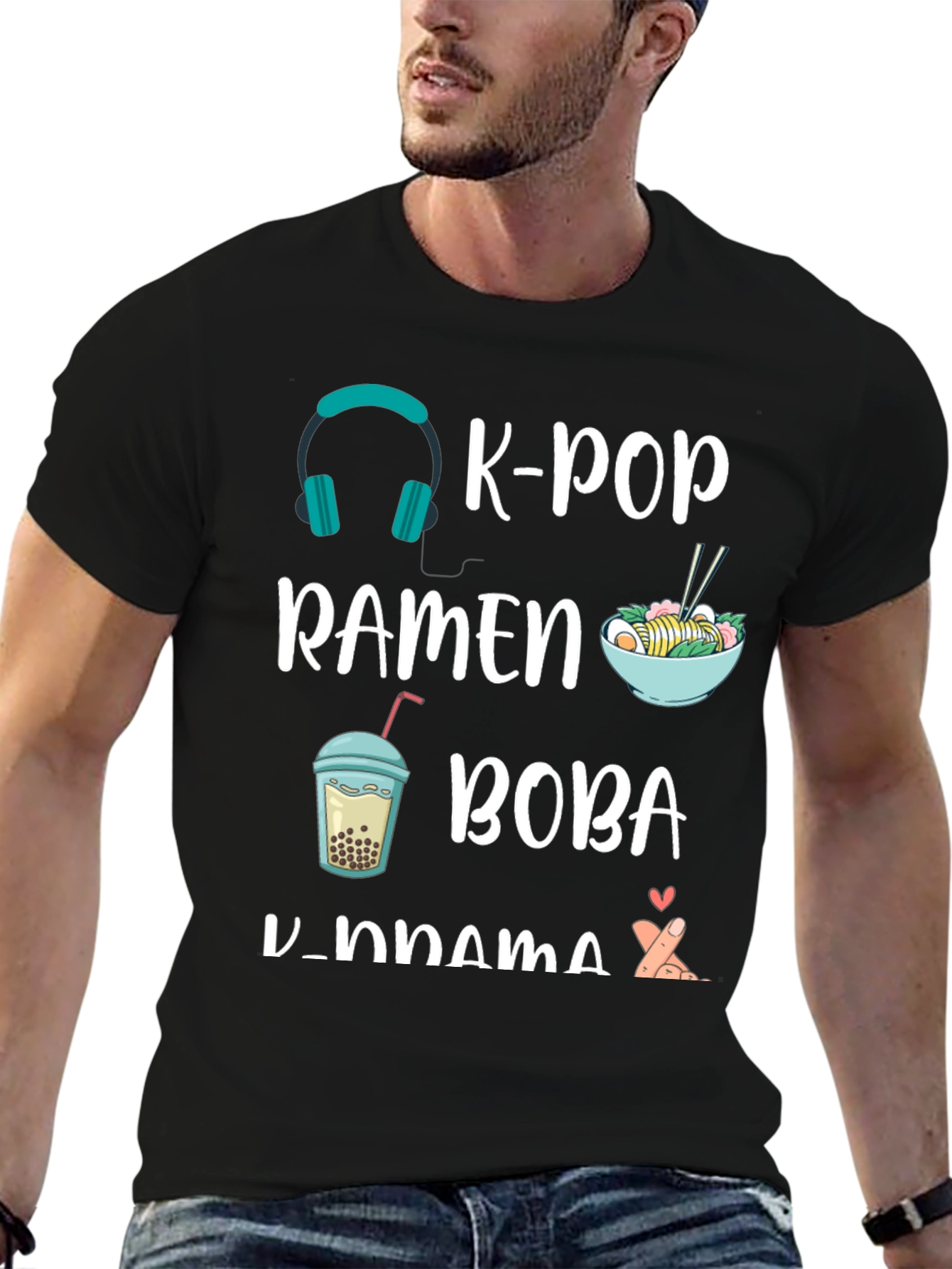 K-Pop Ramen Boba K-Drama T-Shirt