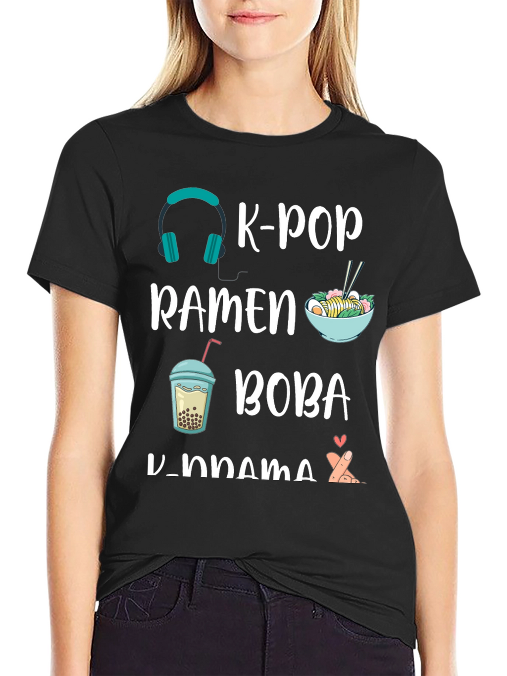 K-Pop Ramen Boba K-Drama T-Shirt