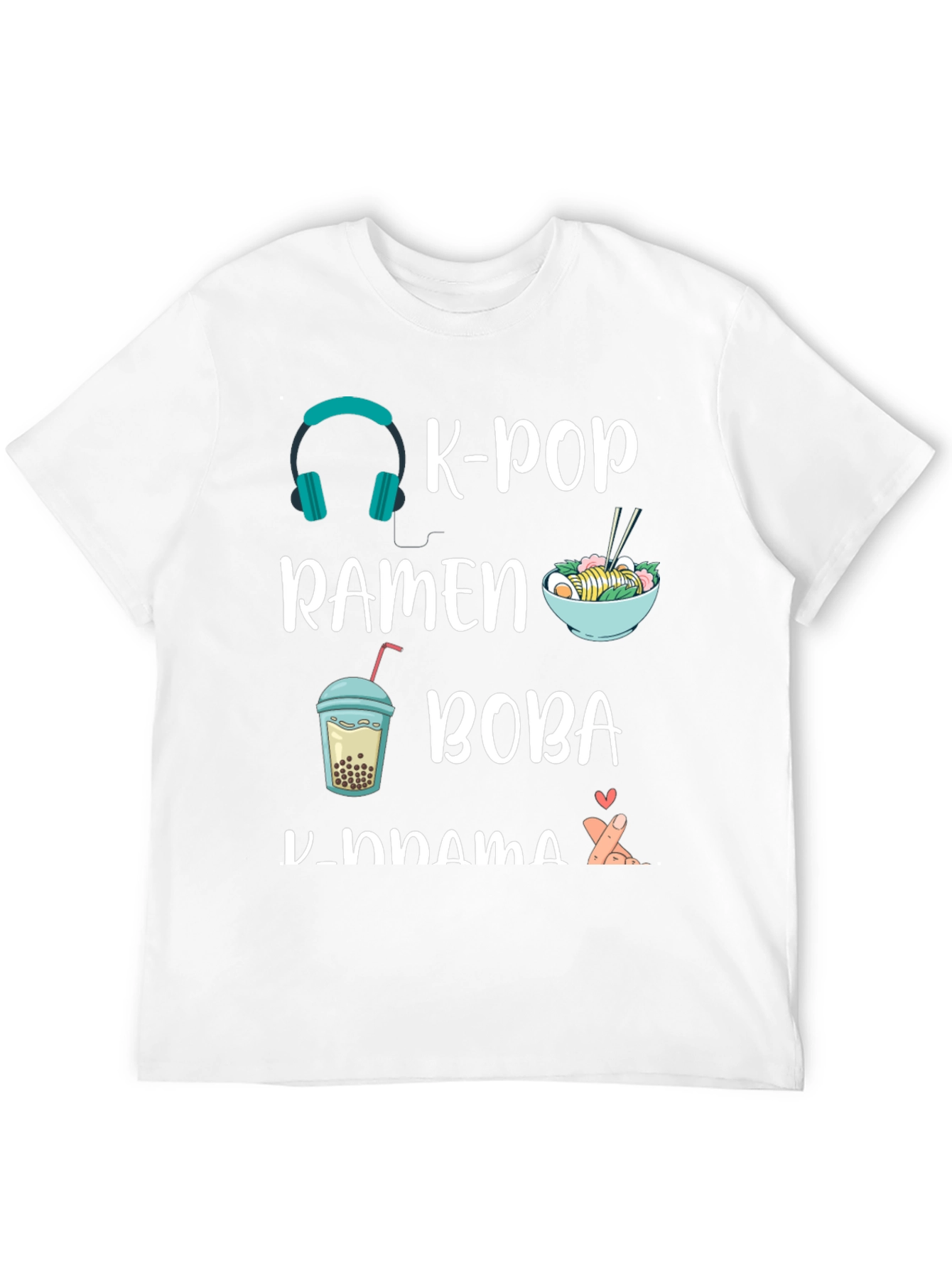 K-Pop Ramen Boba K-Drama T-Shirt