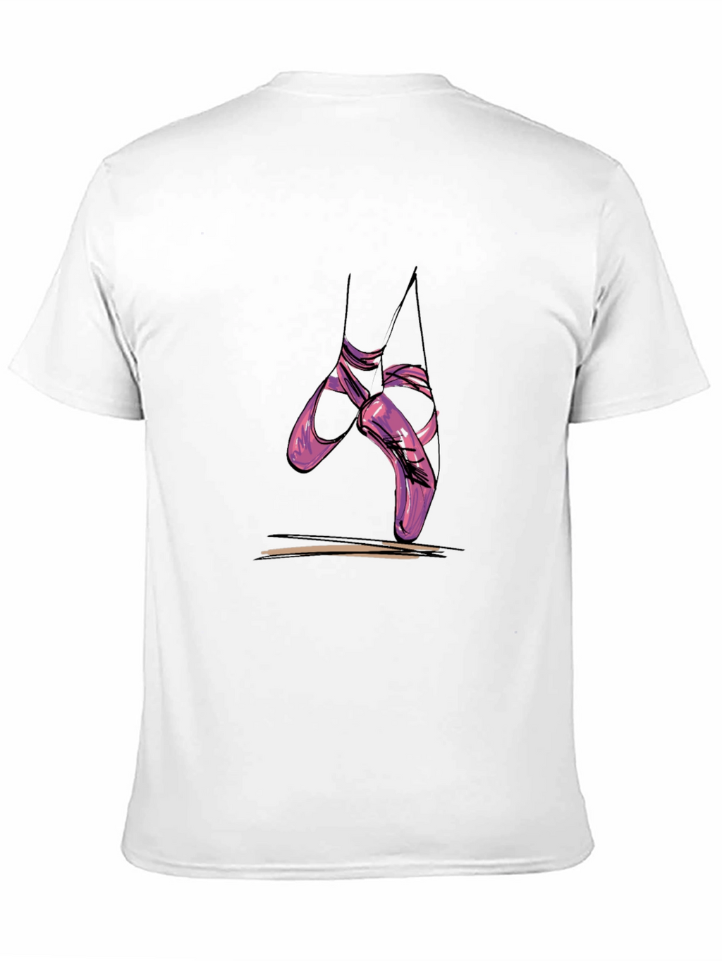 Ballet Shoes Graphic Tee - Casual Comfort