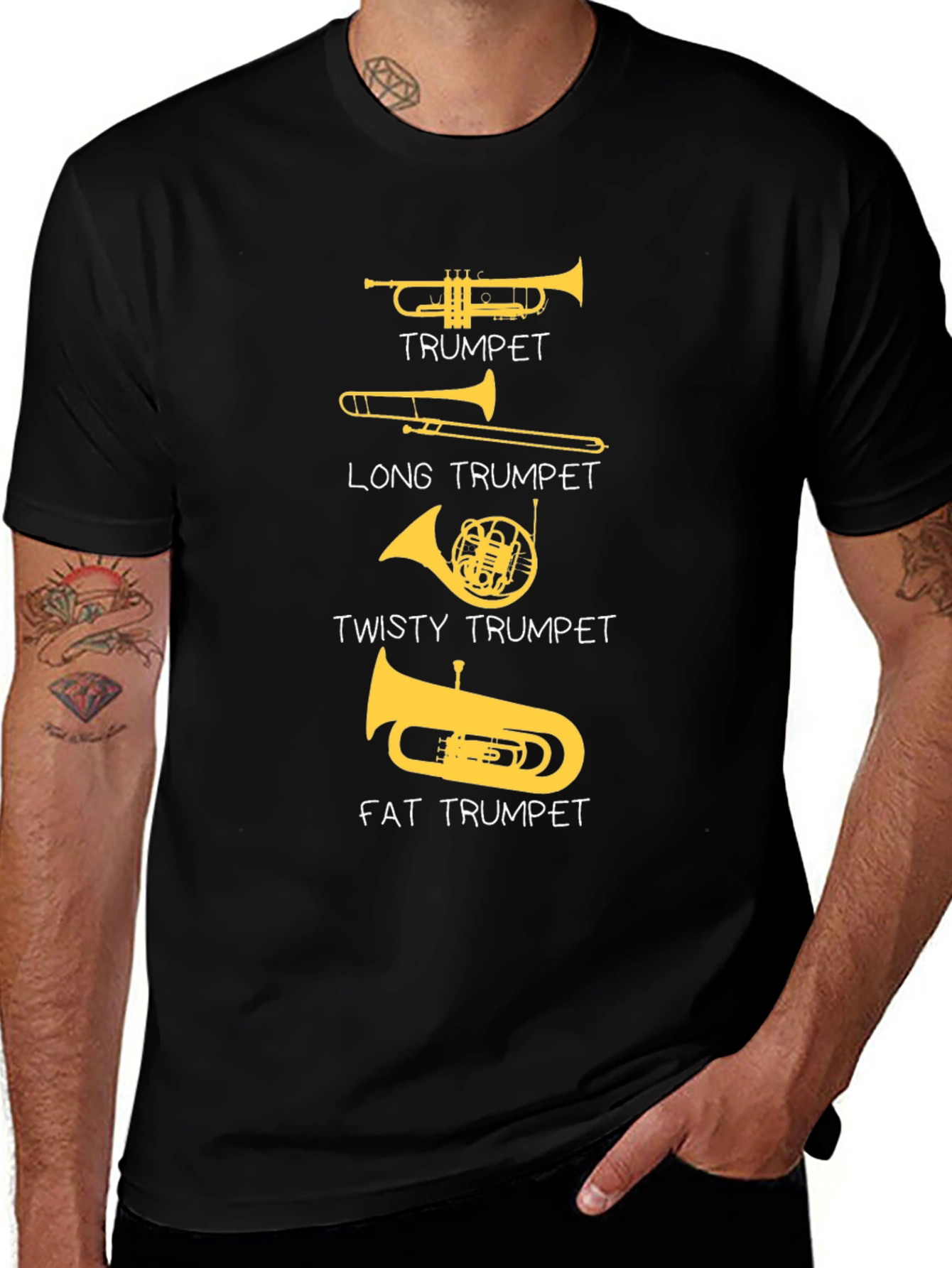 Funny Trumpet Instrument T-Shirt