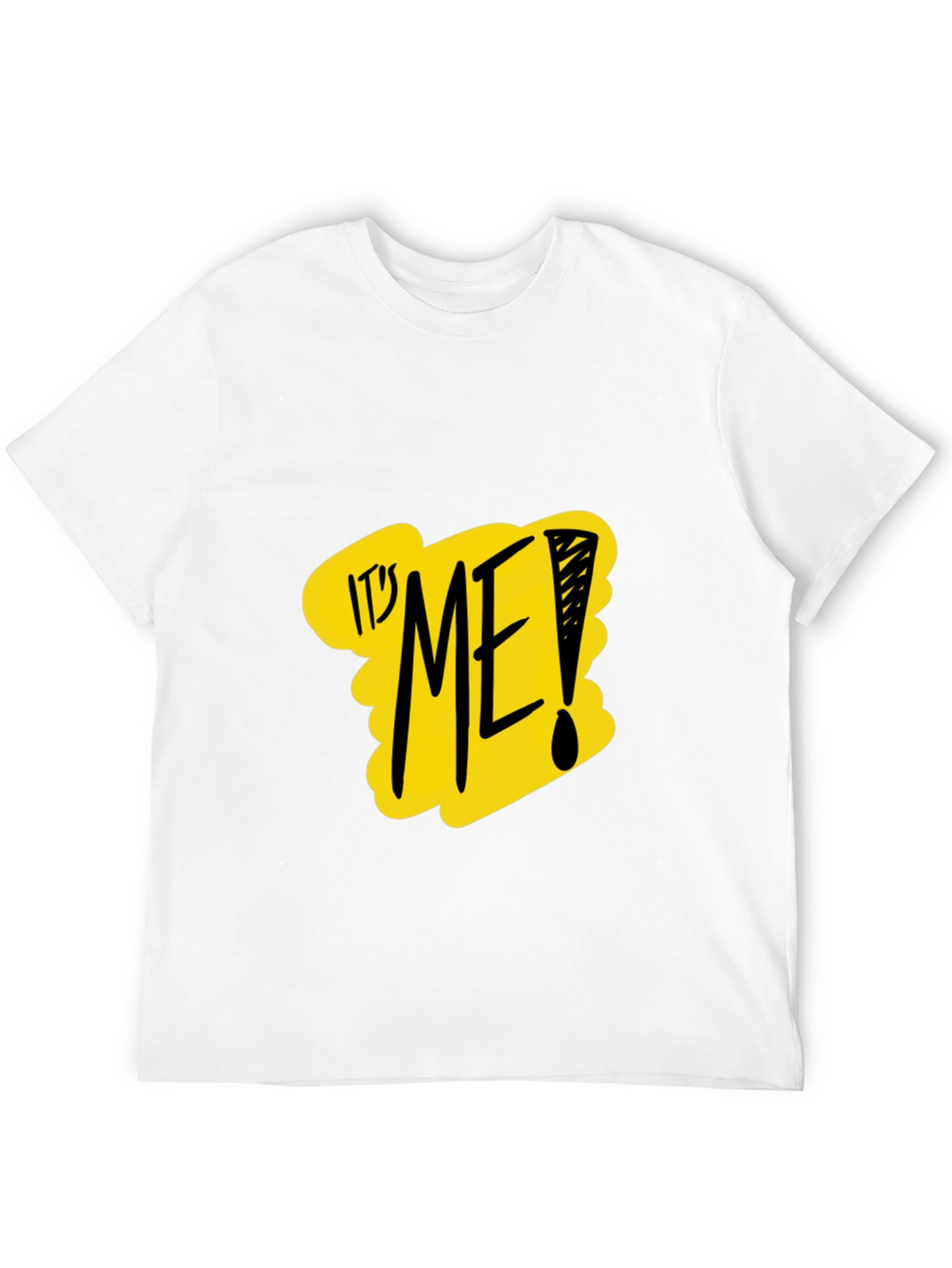 Its Me! Graphic Tee - Black Crew Neck