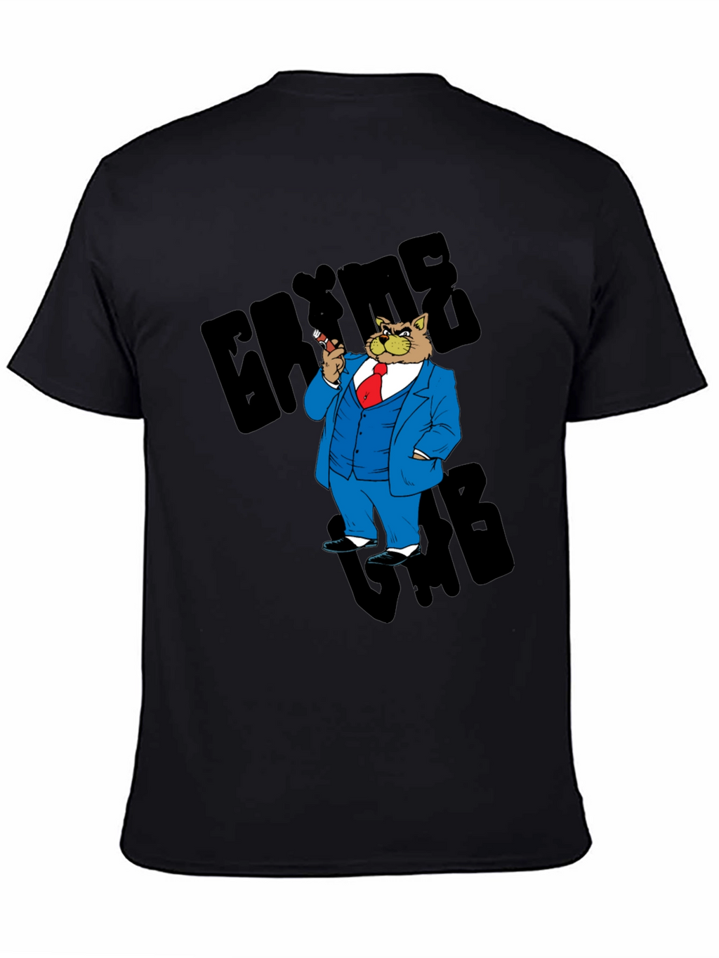 Gangster Cat T-Shirt - Cool Cartoon Graphic Tee