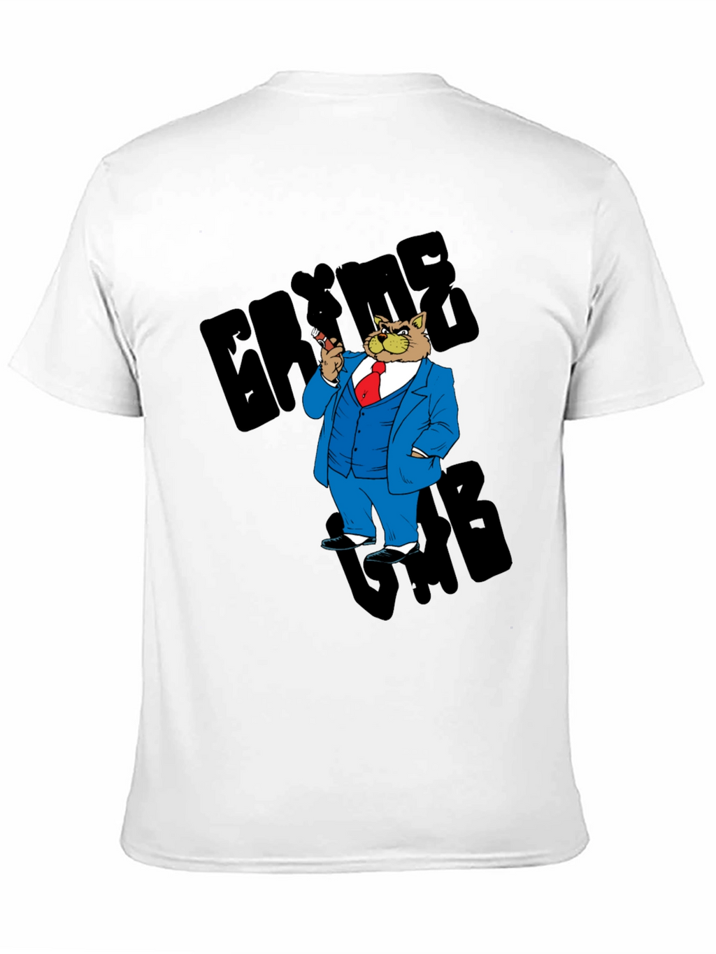 Gangster Cat T-Shirt - Cool Cartoon Graphic Tee