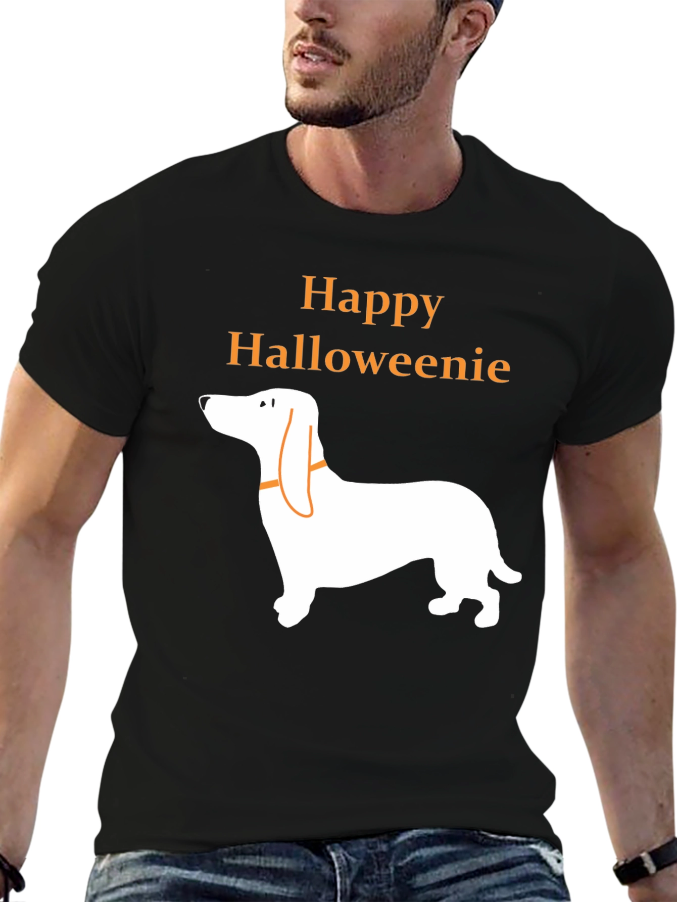 Happy Halloweenie Dachshund T-Shirt