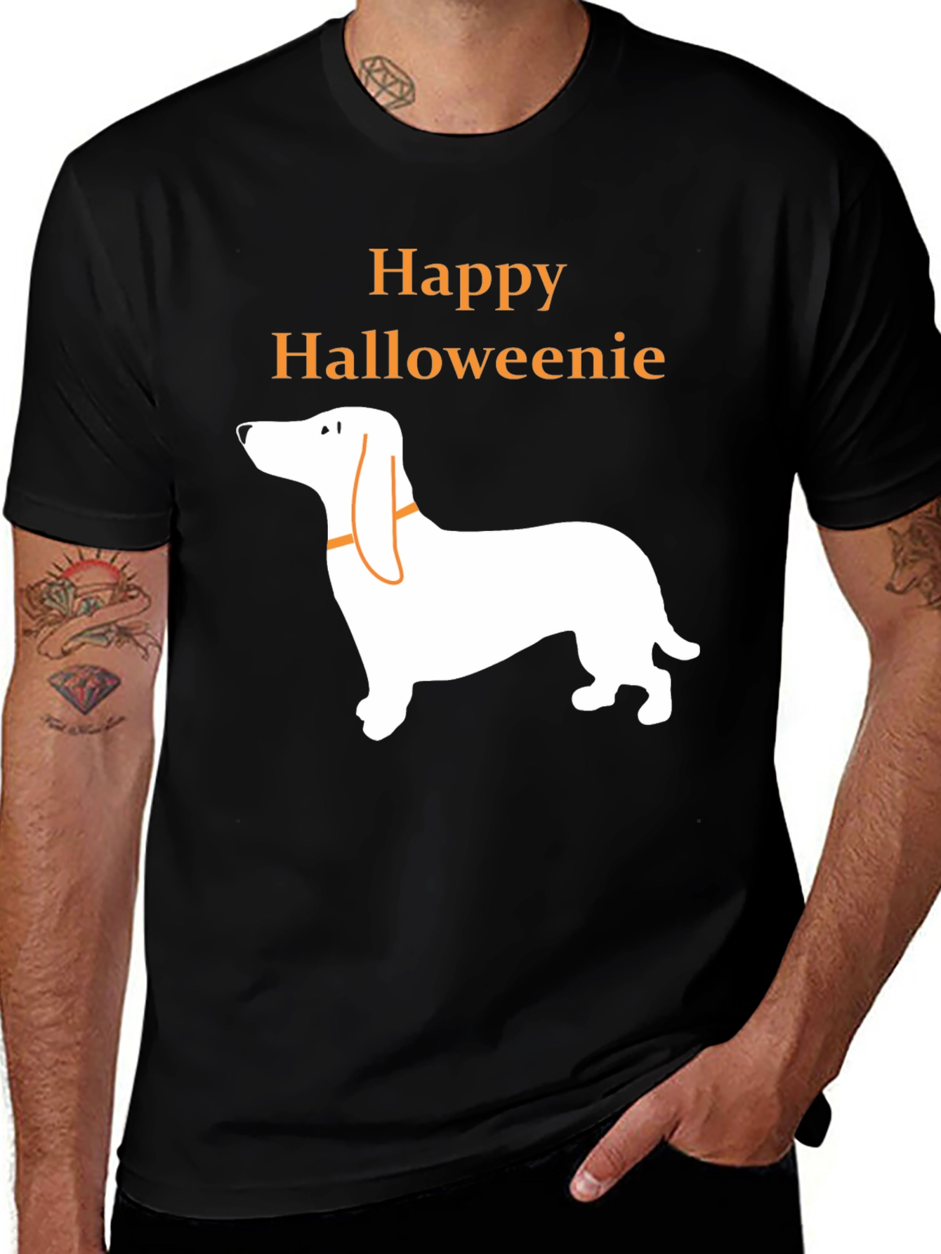 Happy Halloweenie Dachshund T-Shirt