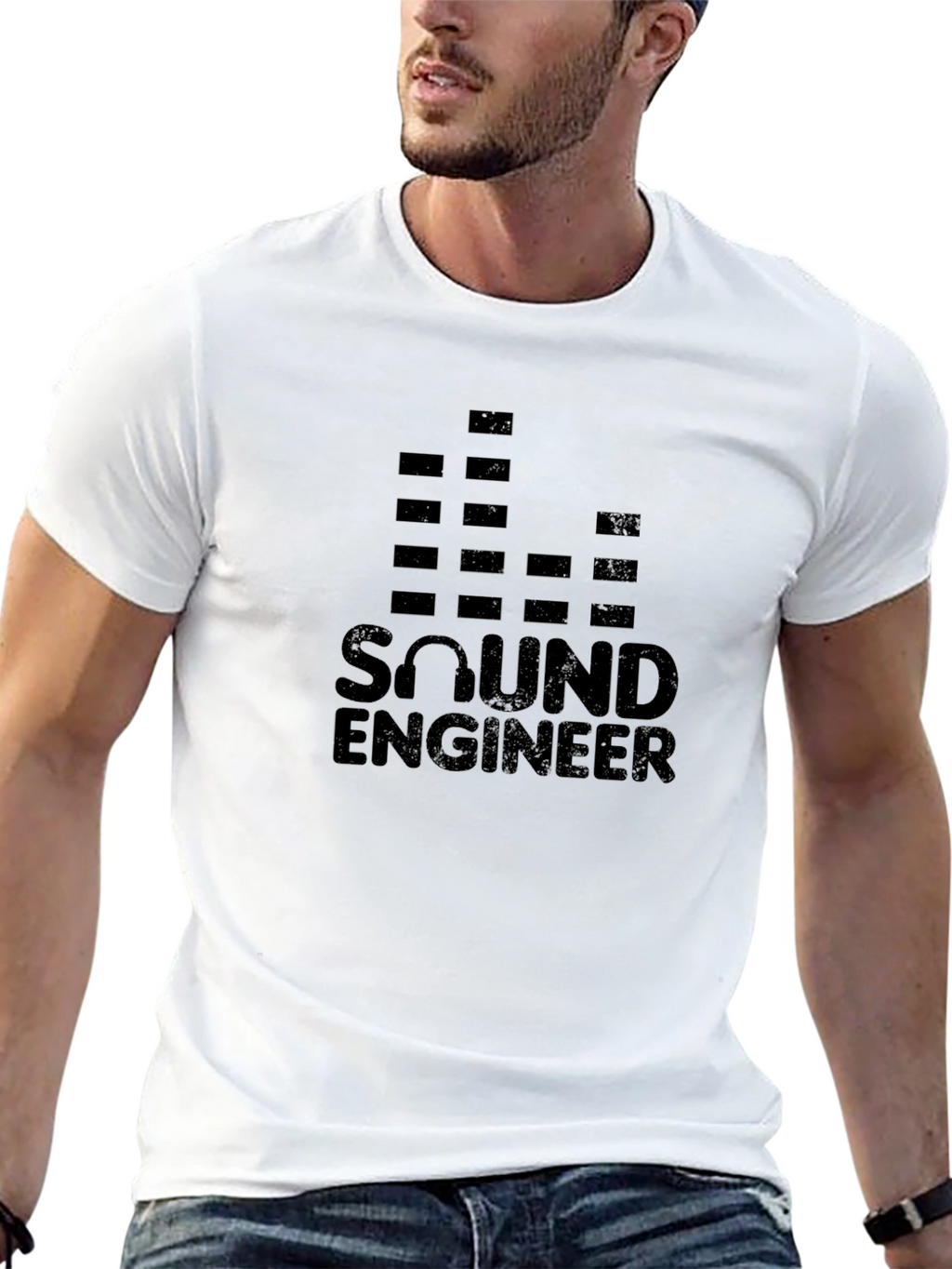 Sound Engineer T-Shirt - Black