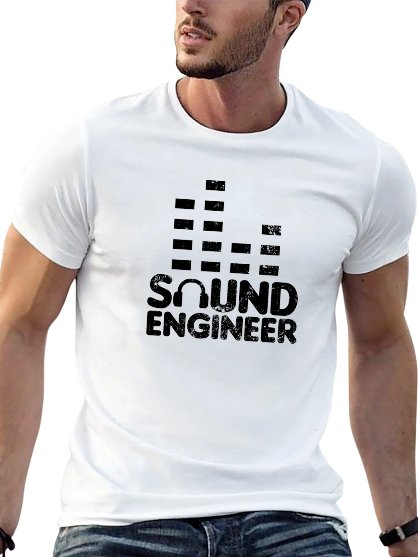 Sound Engineer T-Shirt - Black