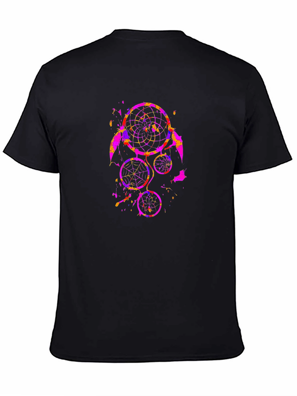 Dreamcatcher Graphic Print Black Tee