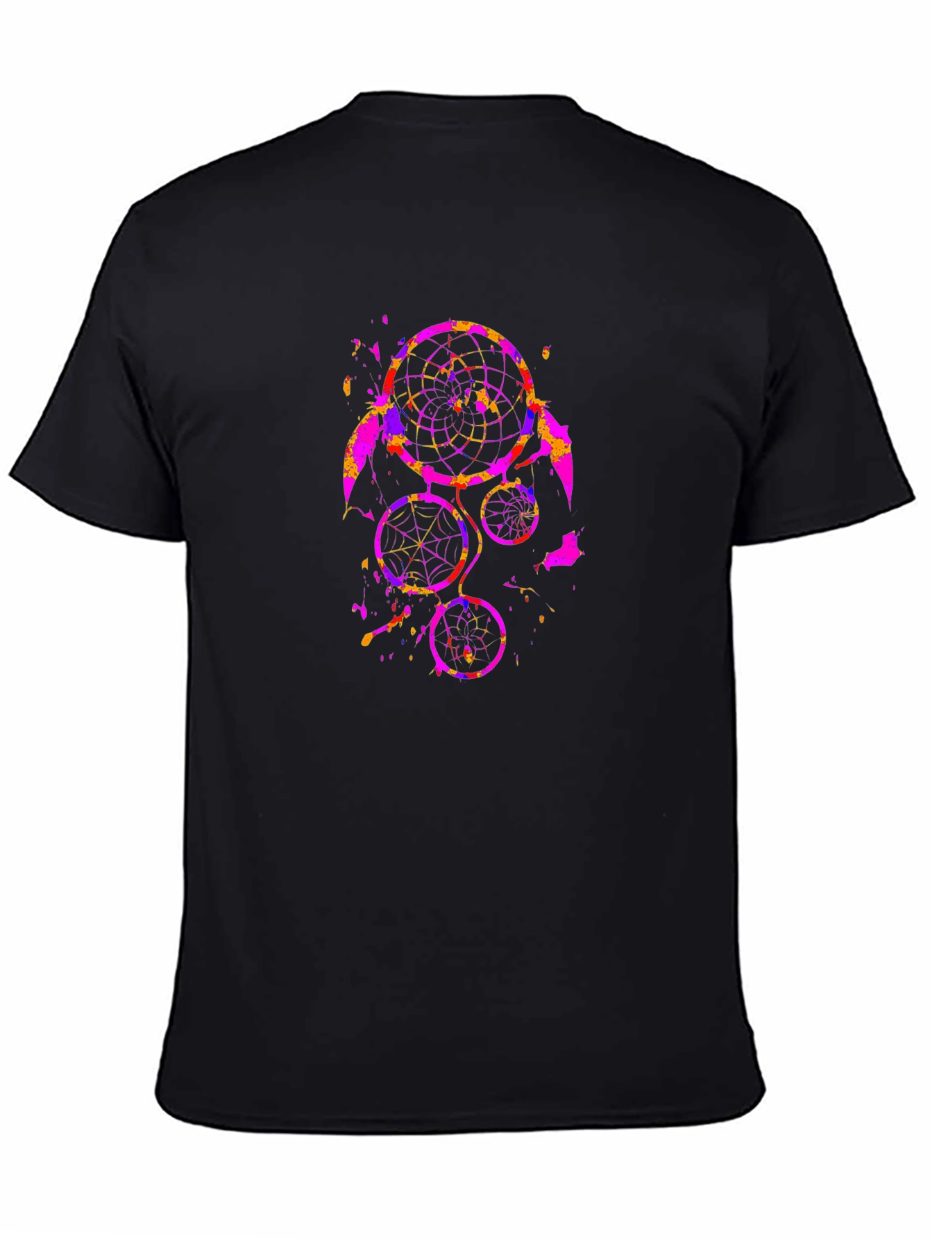 Dreamcatcher Graphic Print Black Tee