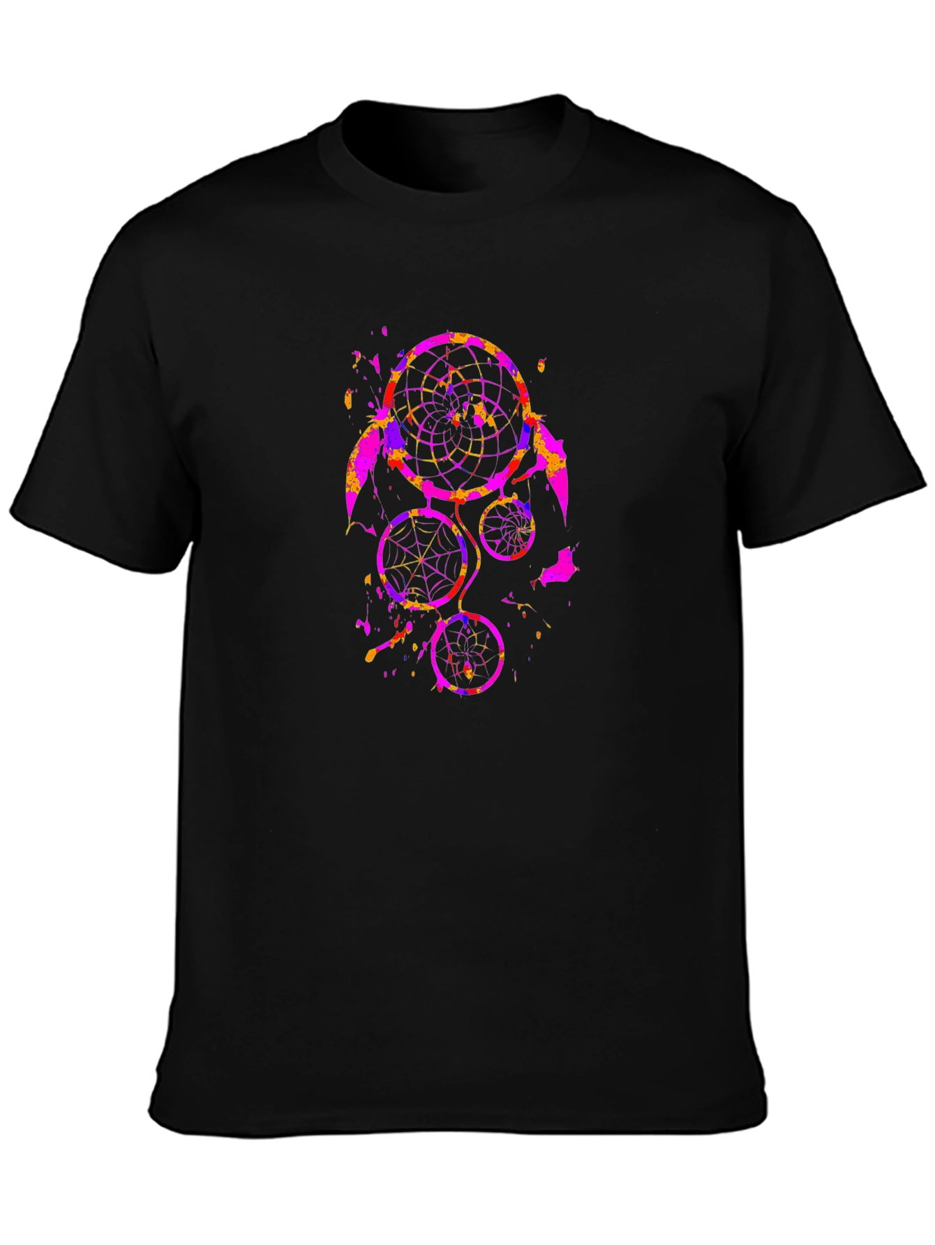Dreamcatcher Graphic Print Black Tee