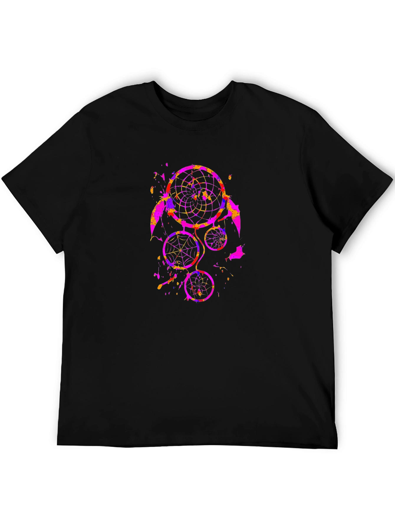 Dreamcatcher Graphic Print Black Tee